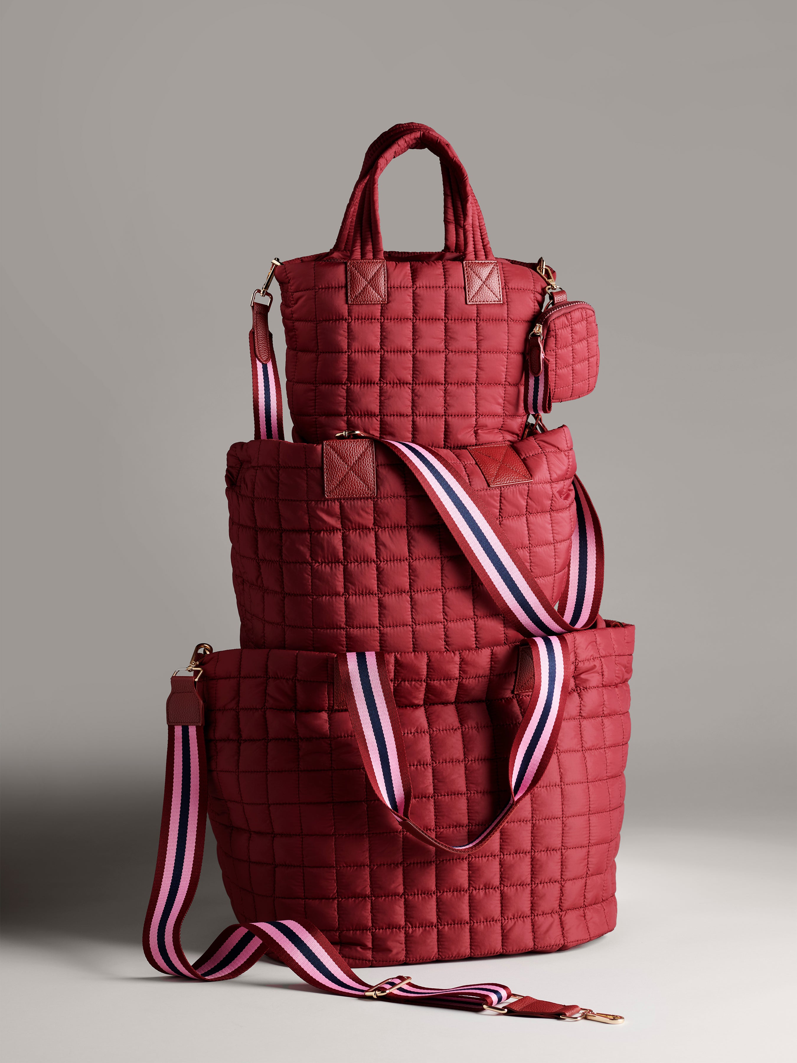 Shiraleah Ezra Mini Tote Cross-Body WINE