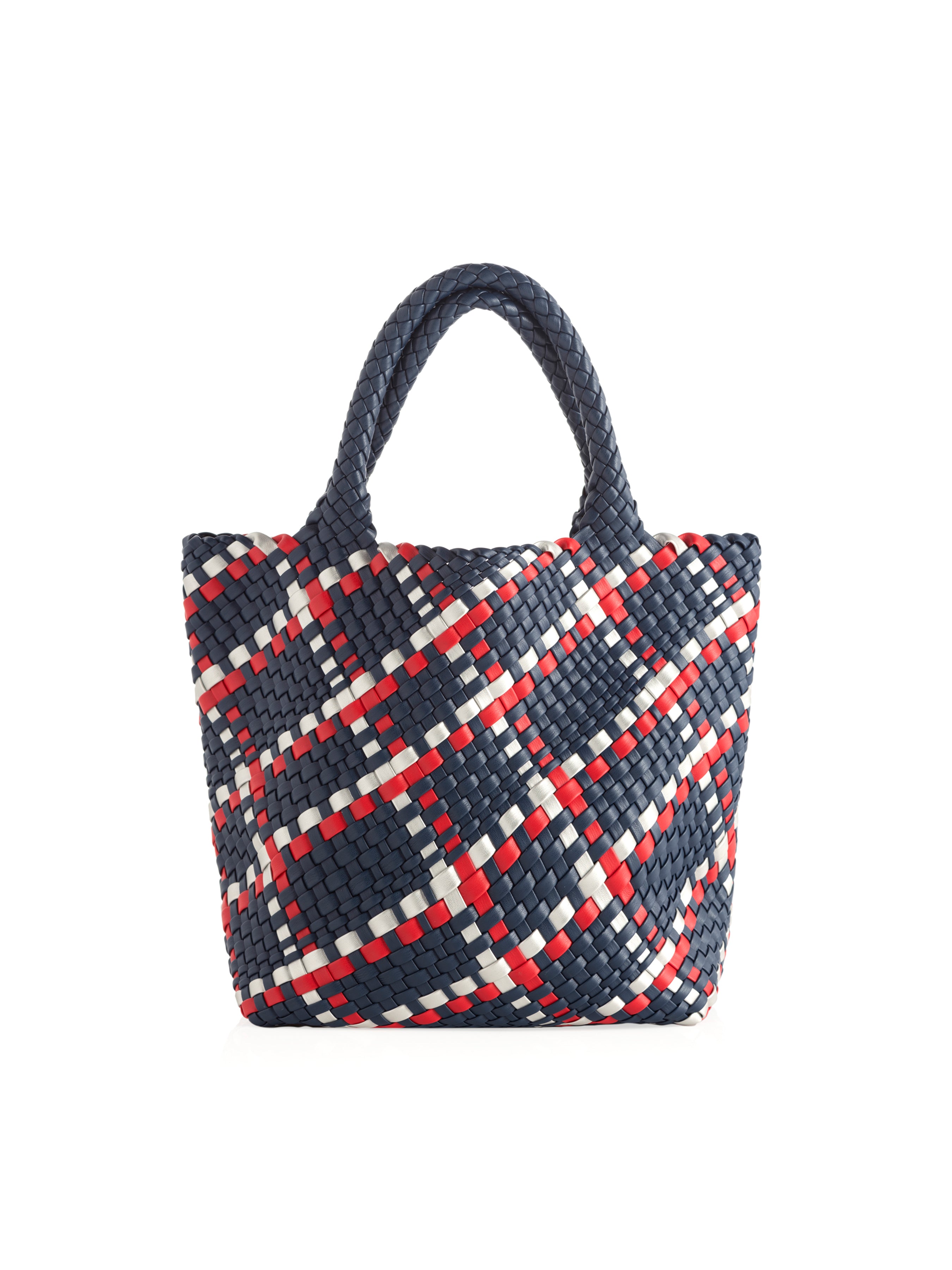 Shiraleah Blythe Plaid Mini Tote, Blue