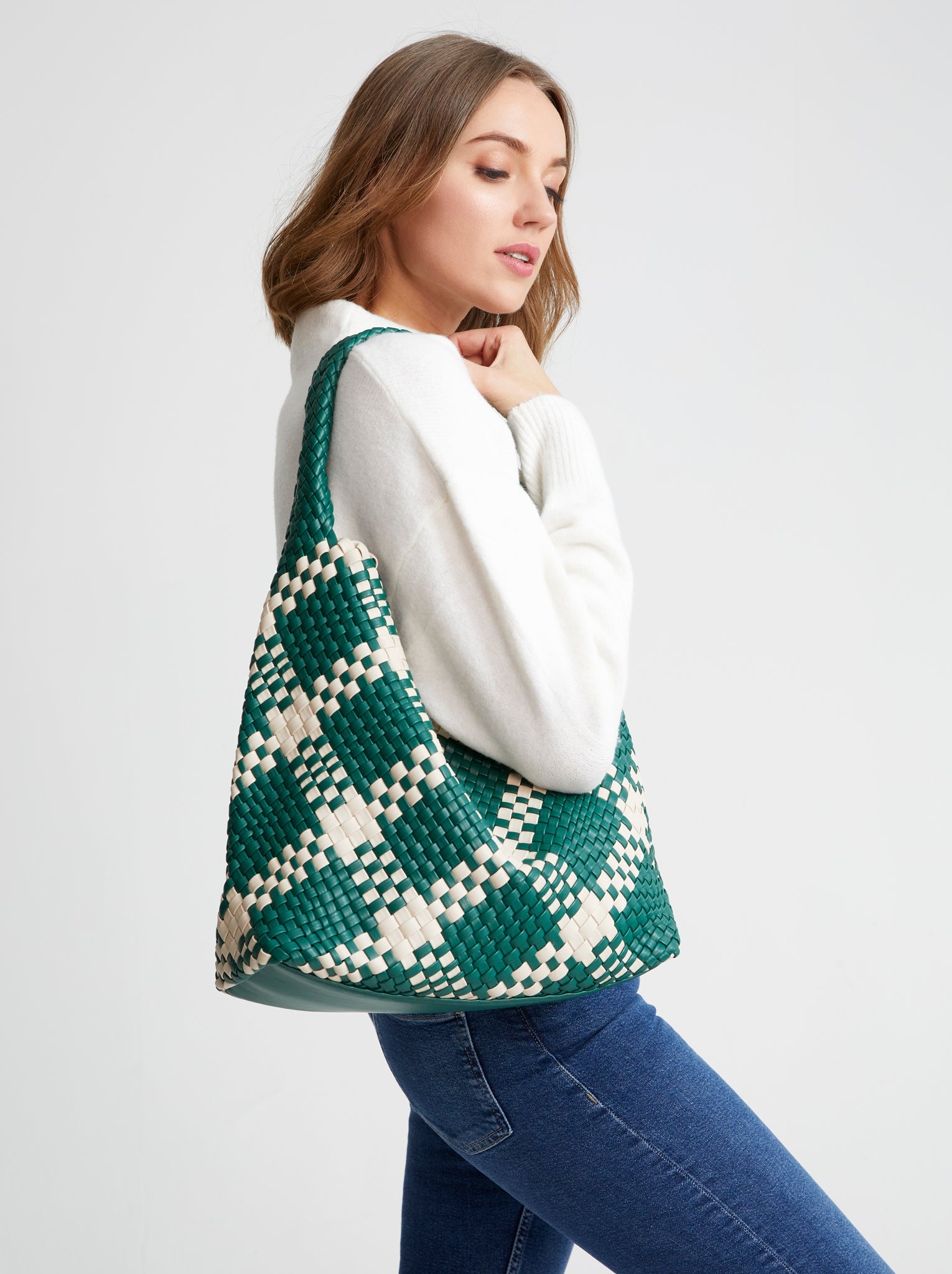 Shiraleah Blythe Plaid Hobo, Hunter