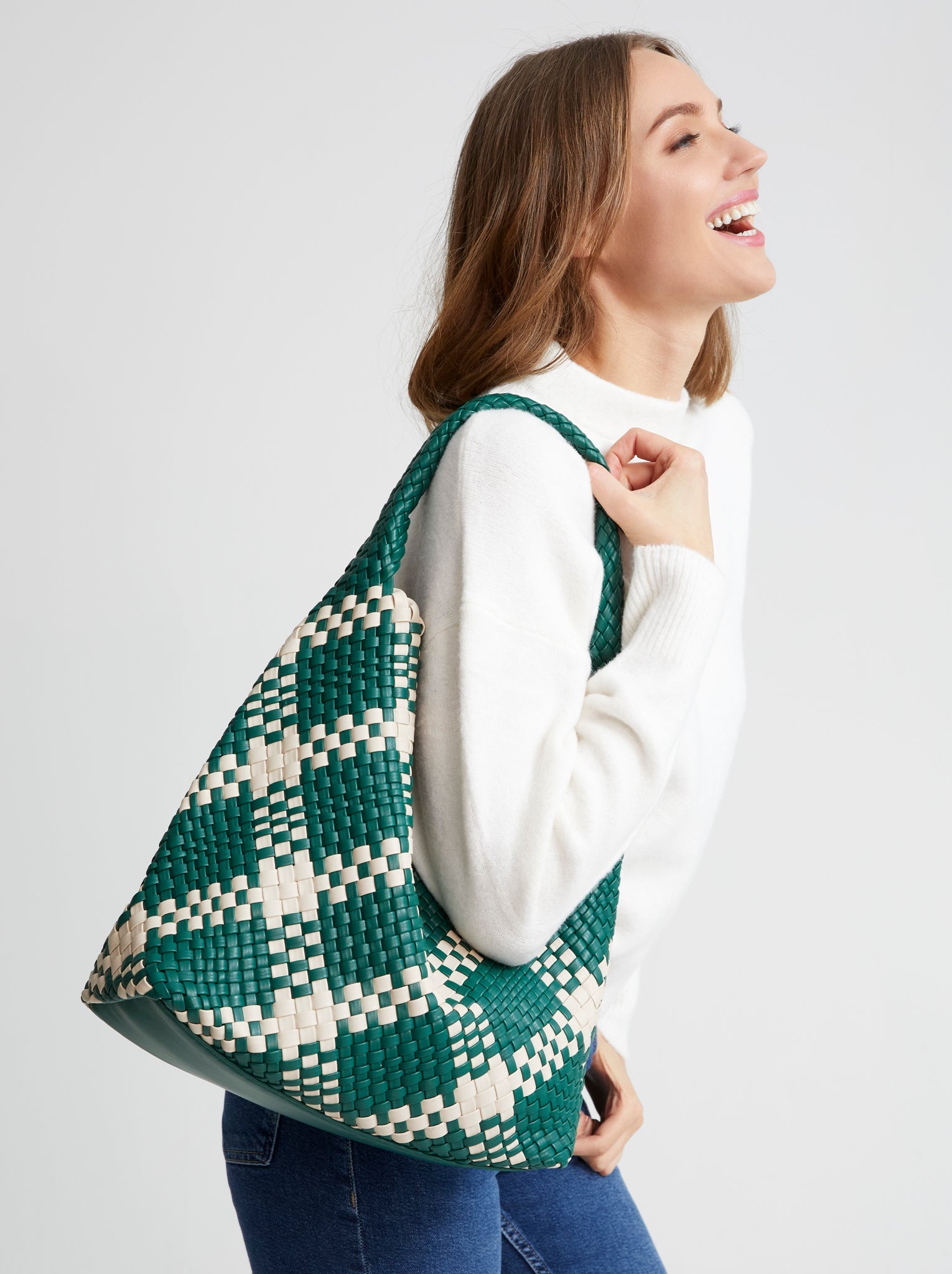 Shiraleah Blythe Plaid Hobo, Hunter