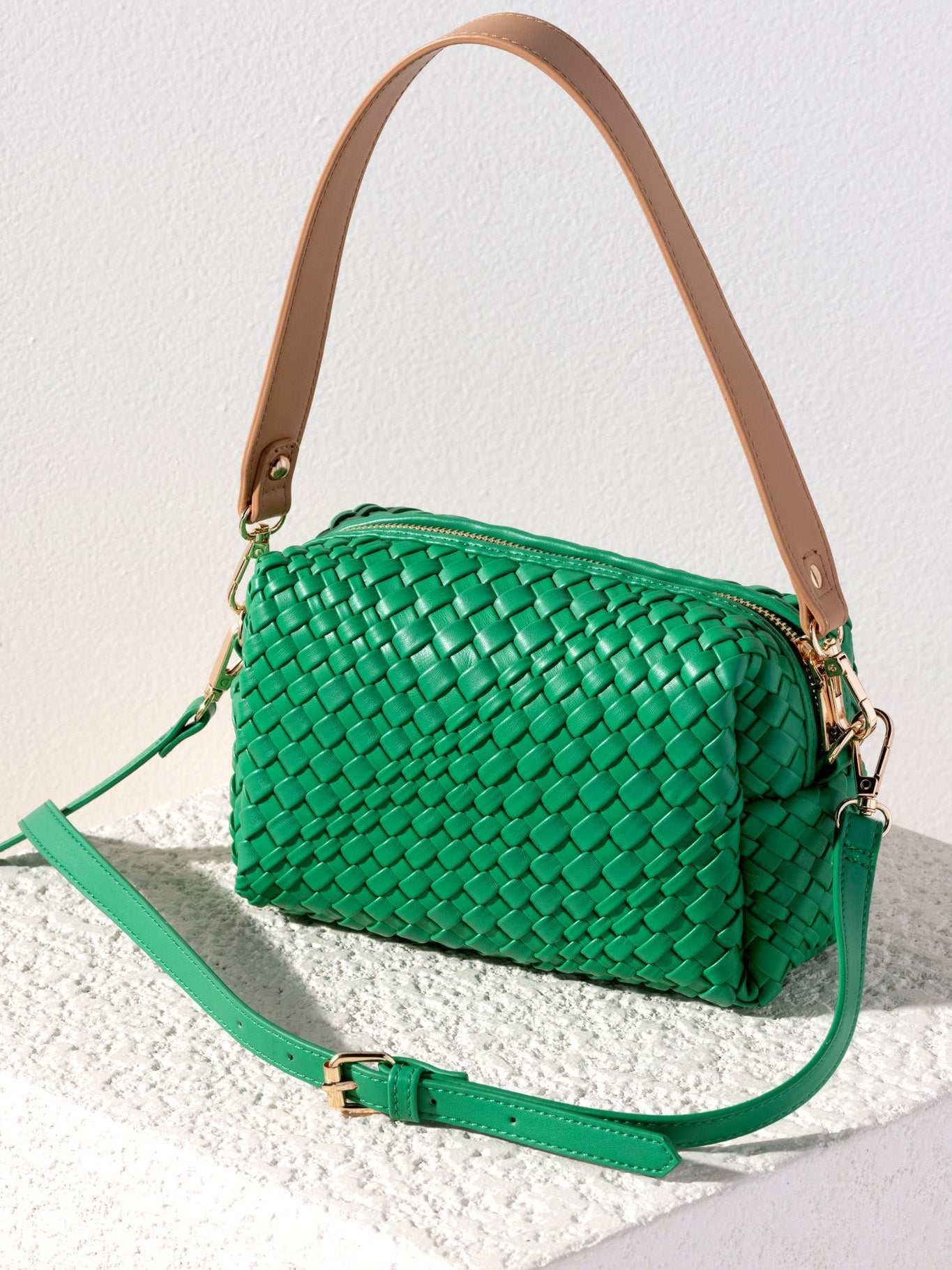 Shiraleah Blythe Boxy Cross-Body Bag, Green
