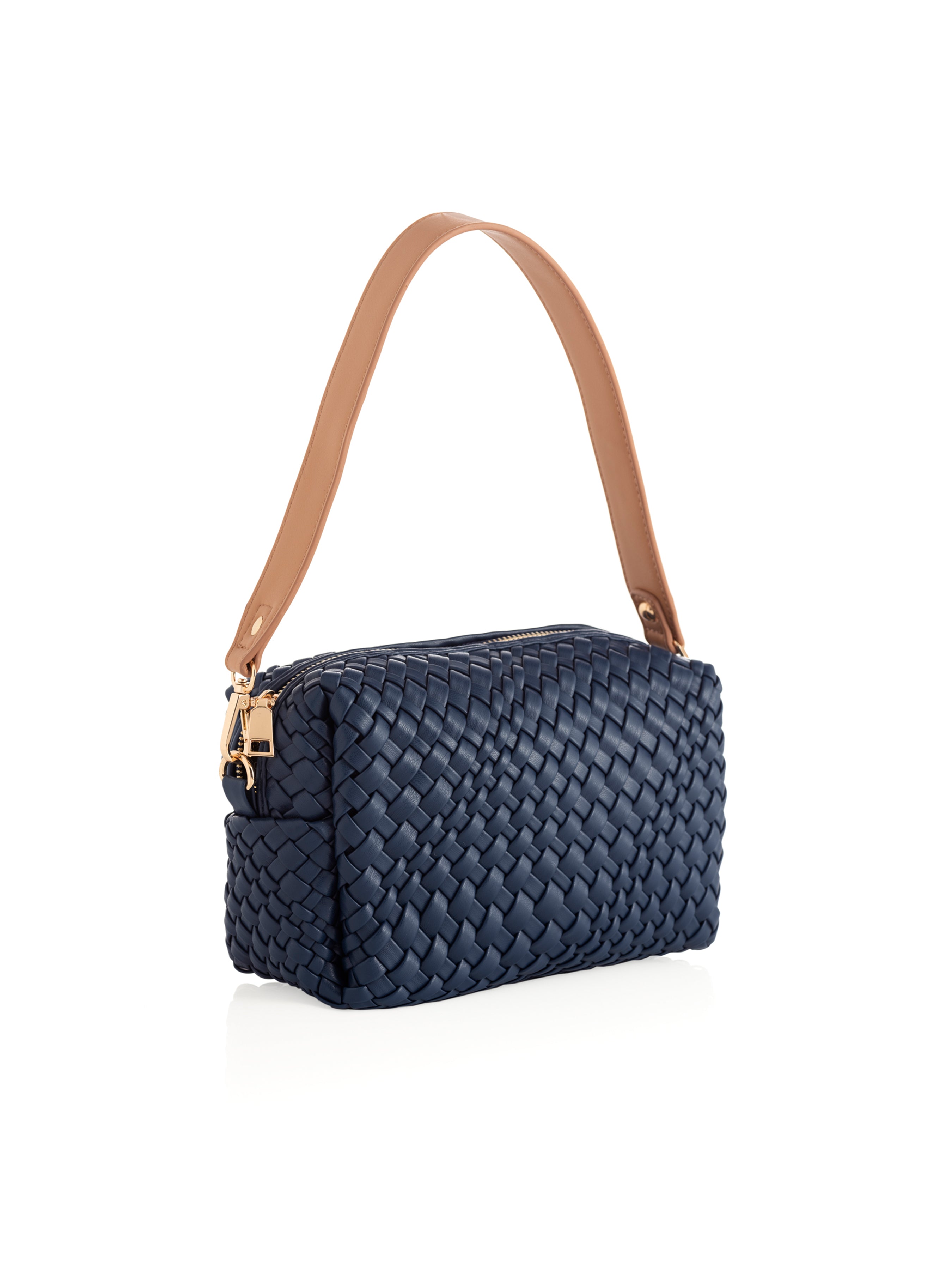 Shiraleah Blythe Boxy Cross-Body Bag, Navy
