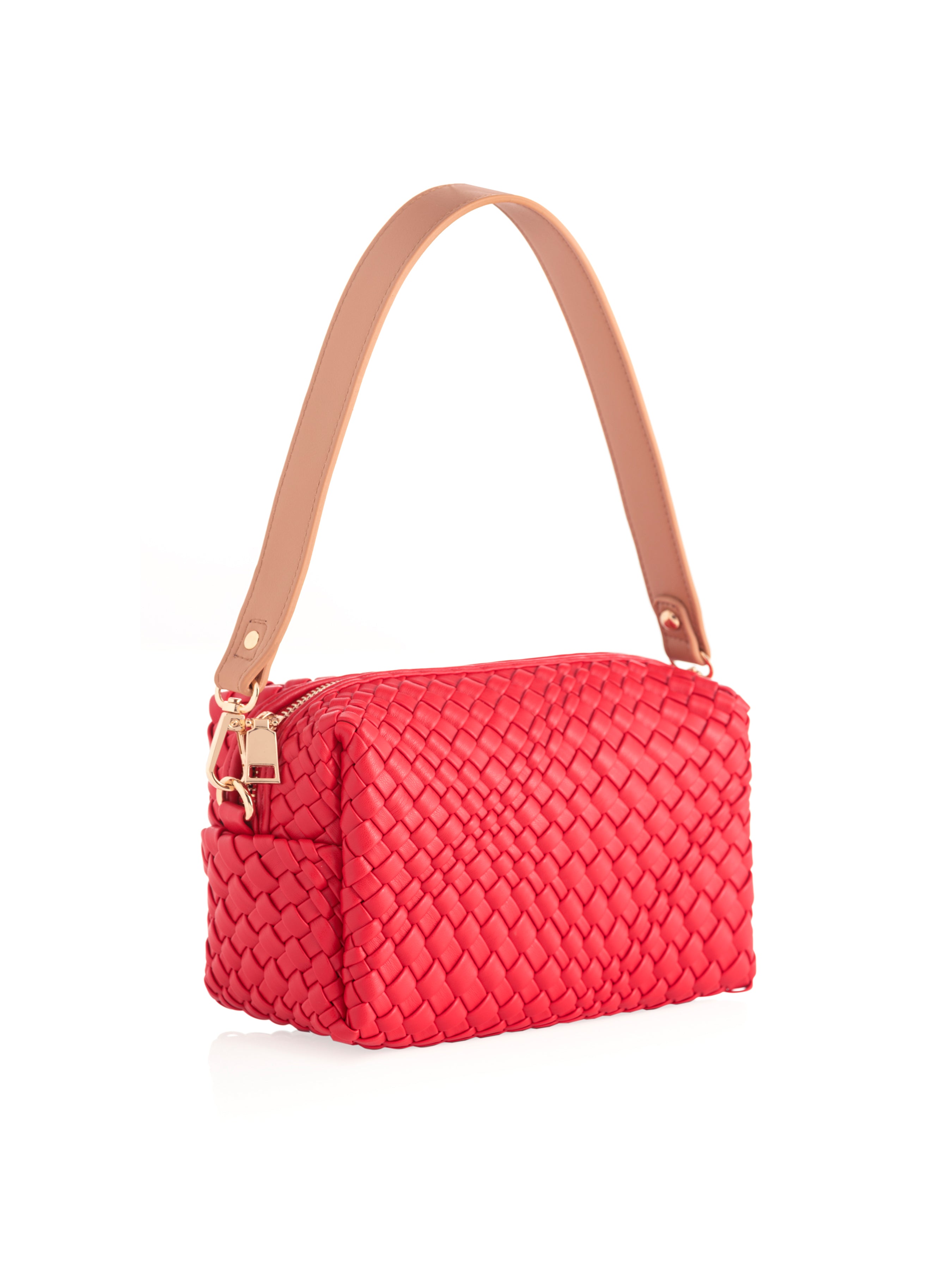 Shiraleah Blythe Boxy Cross-Body Bag, Red
