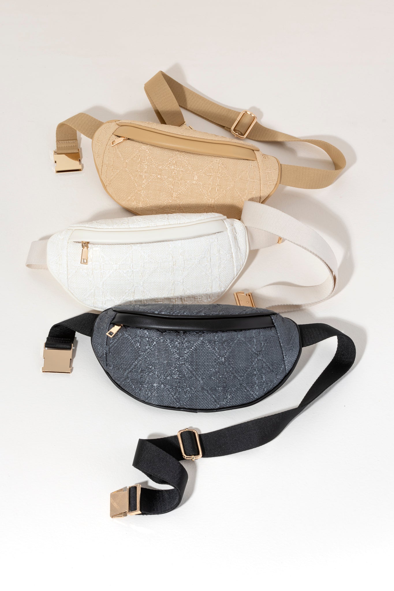 Shiraleah Adrienne Belt Bag, White