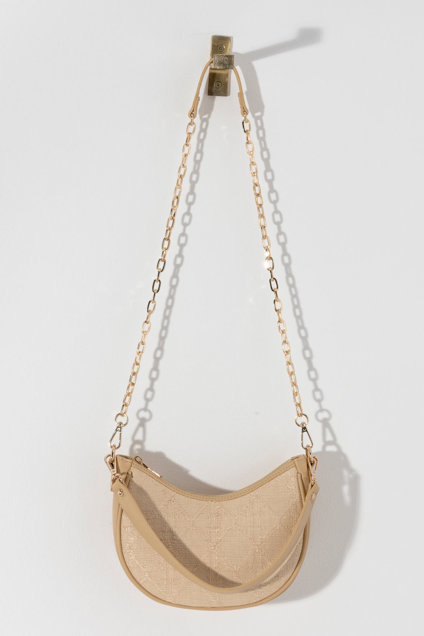 Shiraleah Adrienne Shoulder Bag, Straw