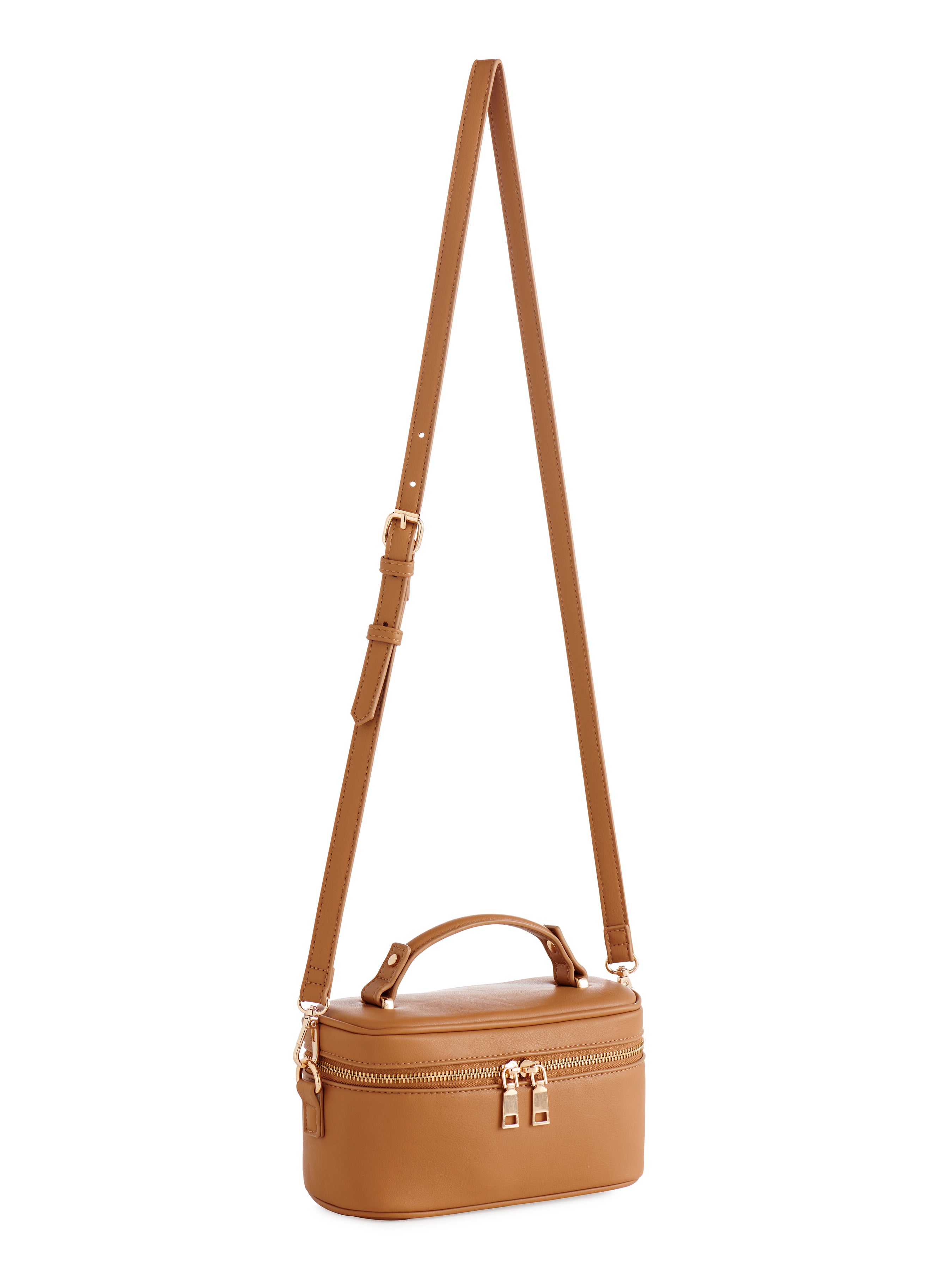 Shiraleah Jo Boxy Top Handle Shoulder Bag TAN