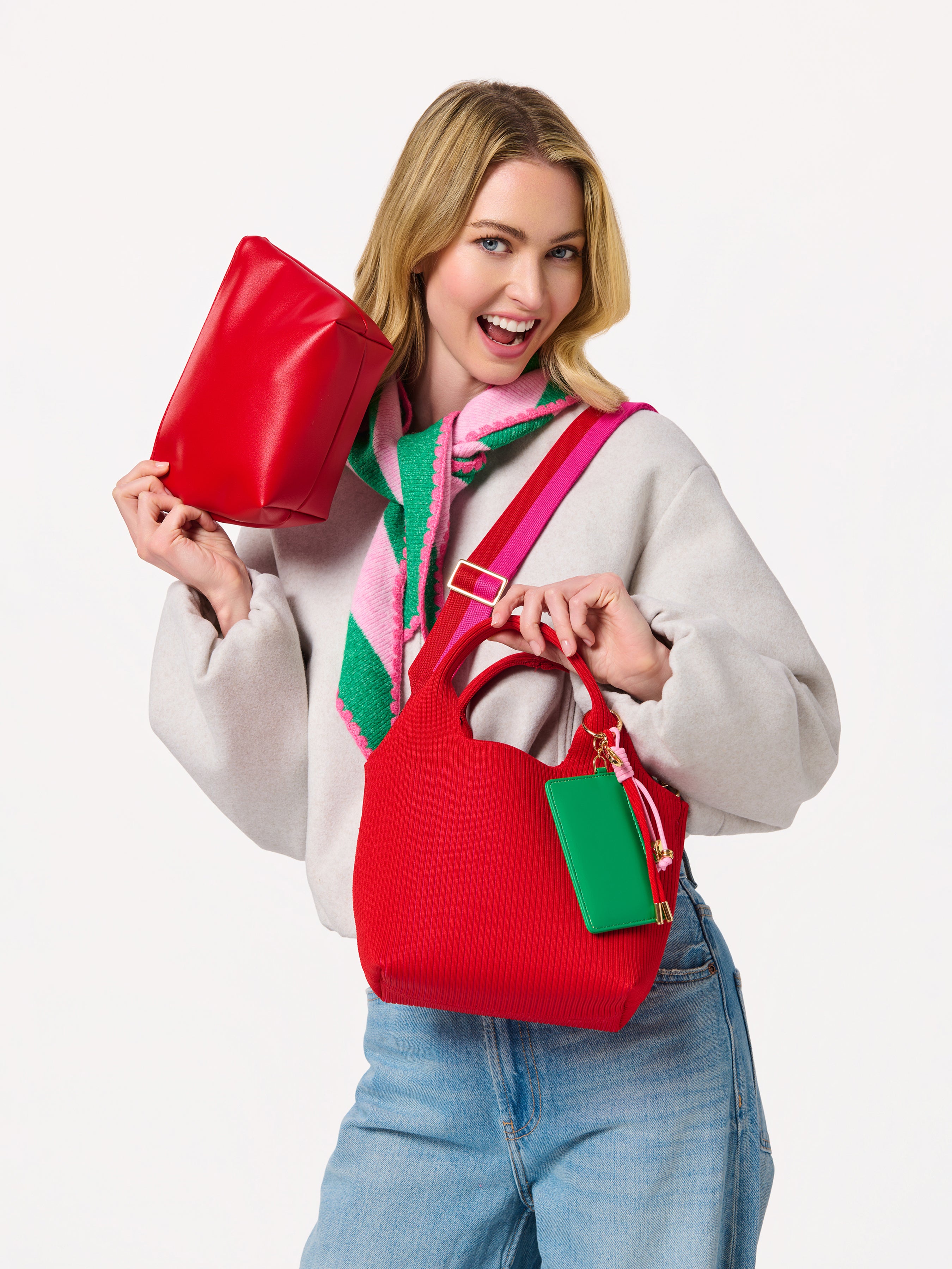 Shiraleah Robbie Mini Tote RED