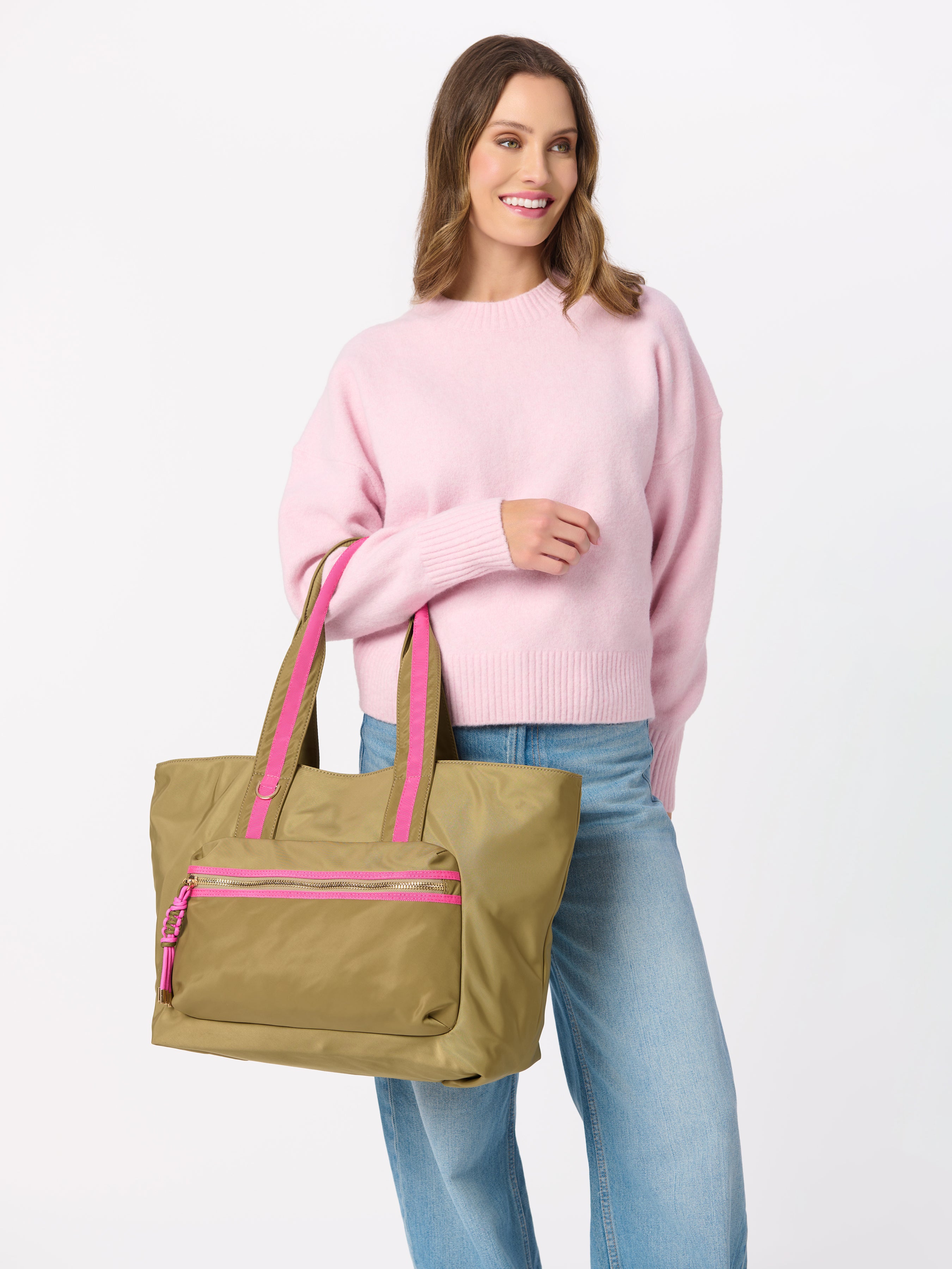 Shiraleah Jet Tote OLIVE
