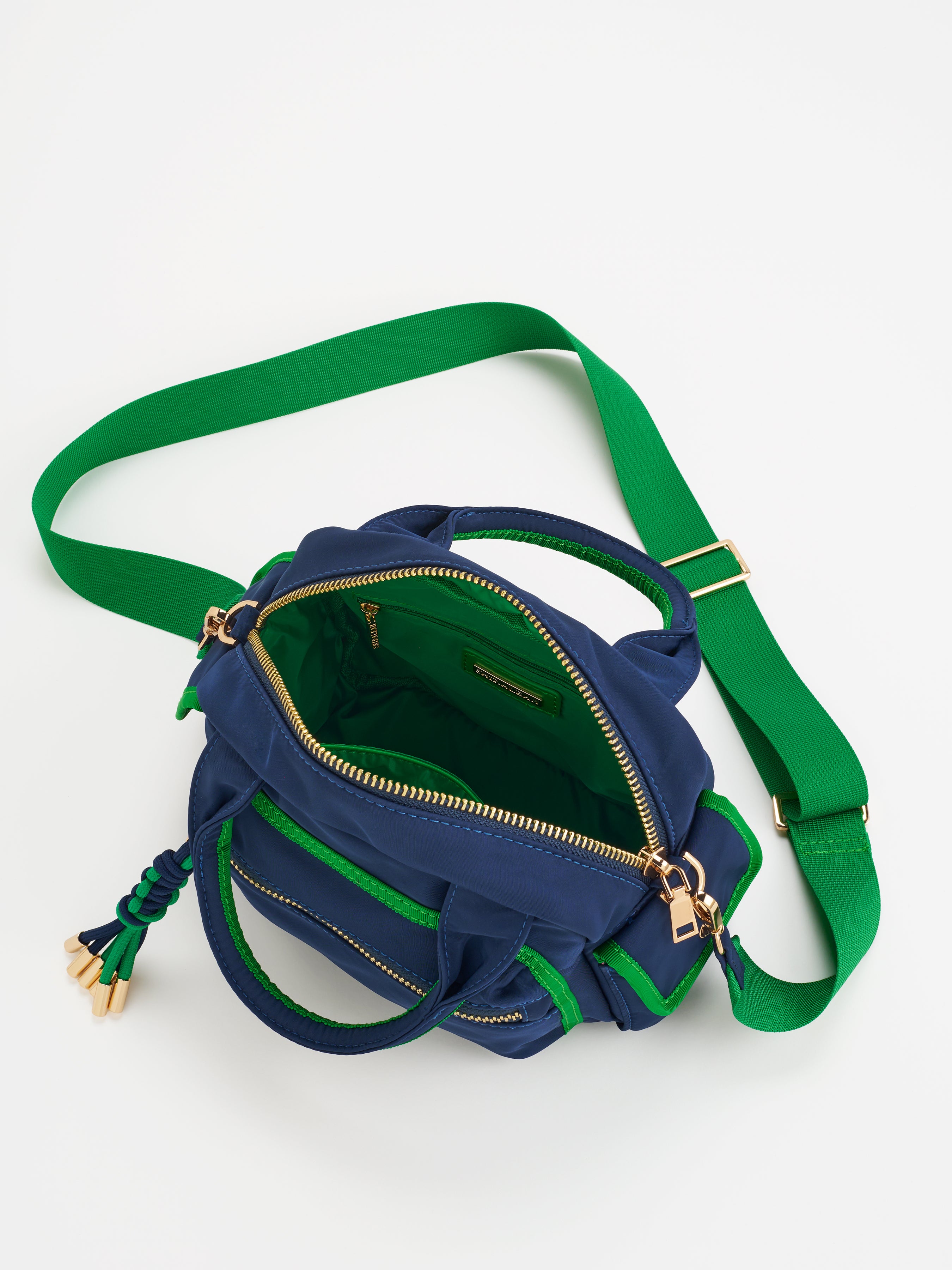 Shiraleah Jet Top Handle Shoulder Bag NAVY
