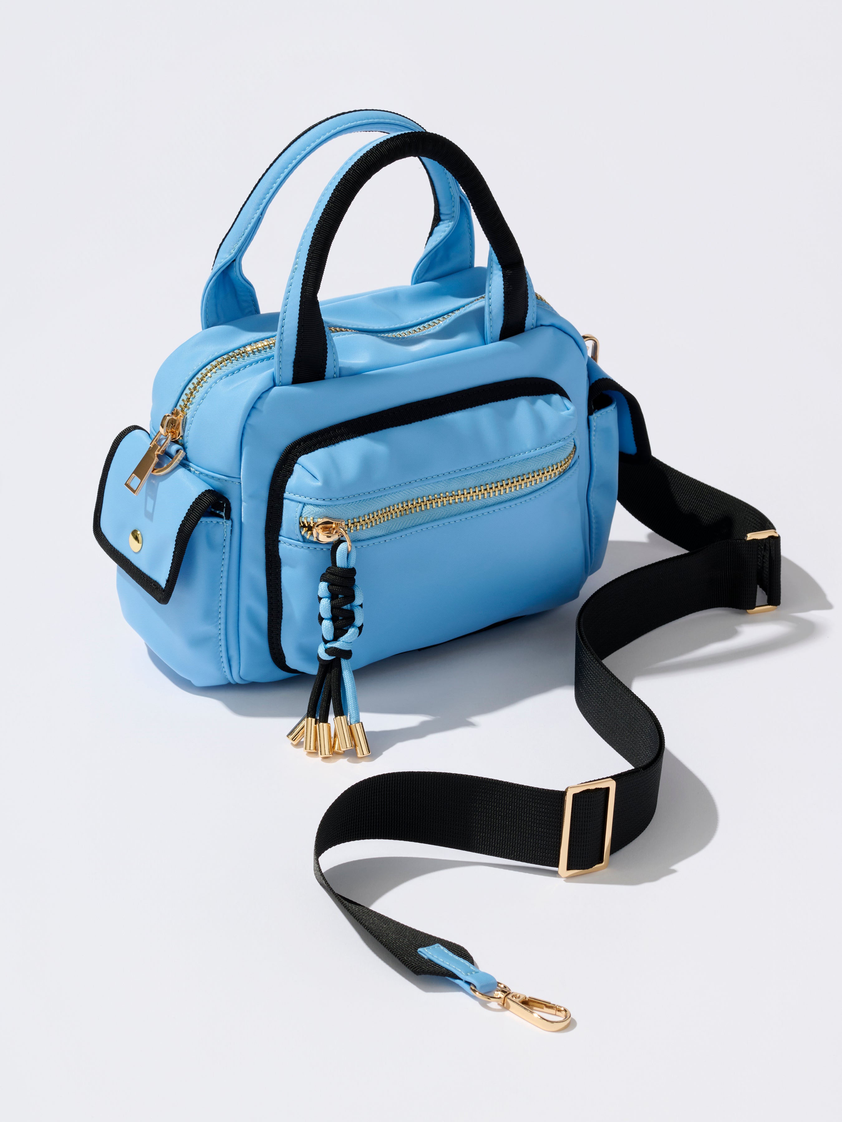 Shiraleah Jet Top Handle Shoulder Bag