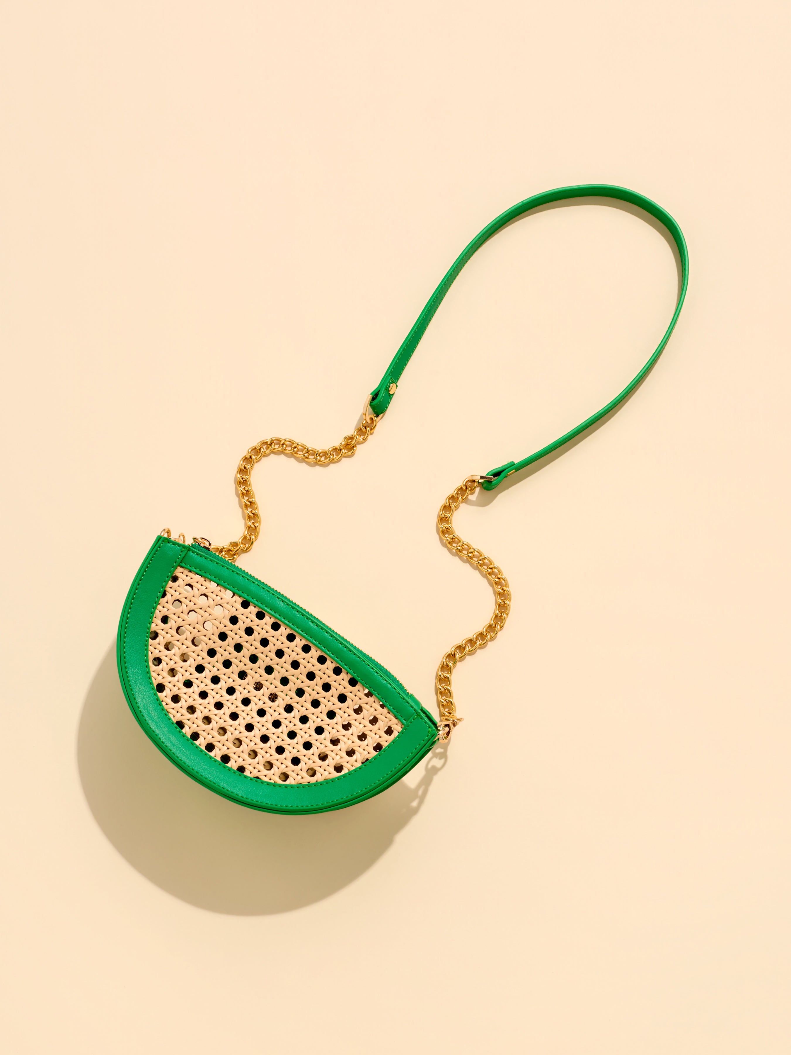 Shiraleah Lyra Crescent Cross-Body/Wristlet GREEN