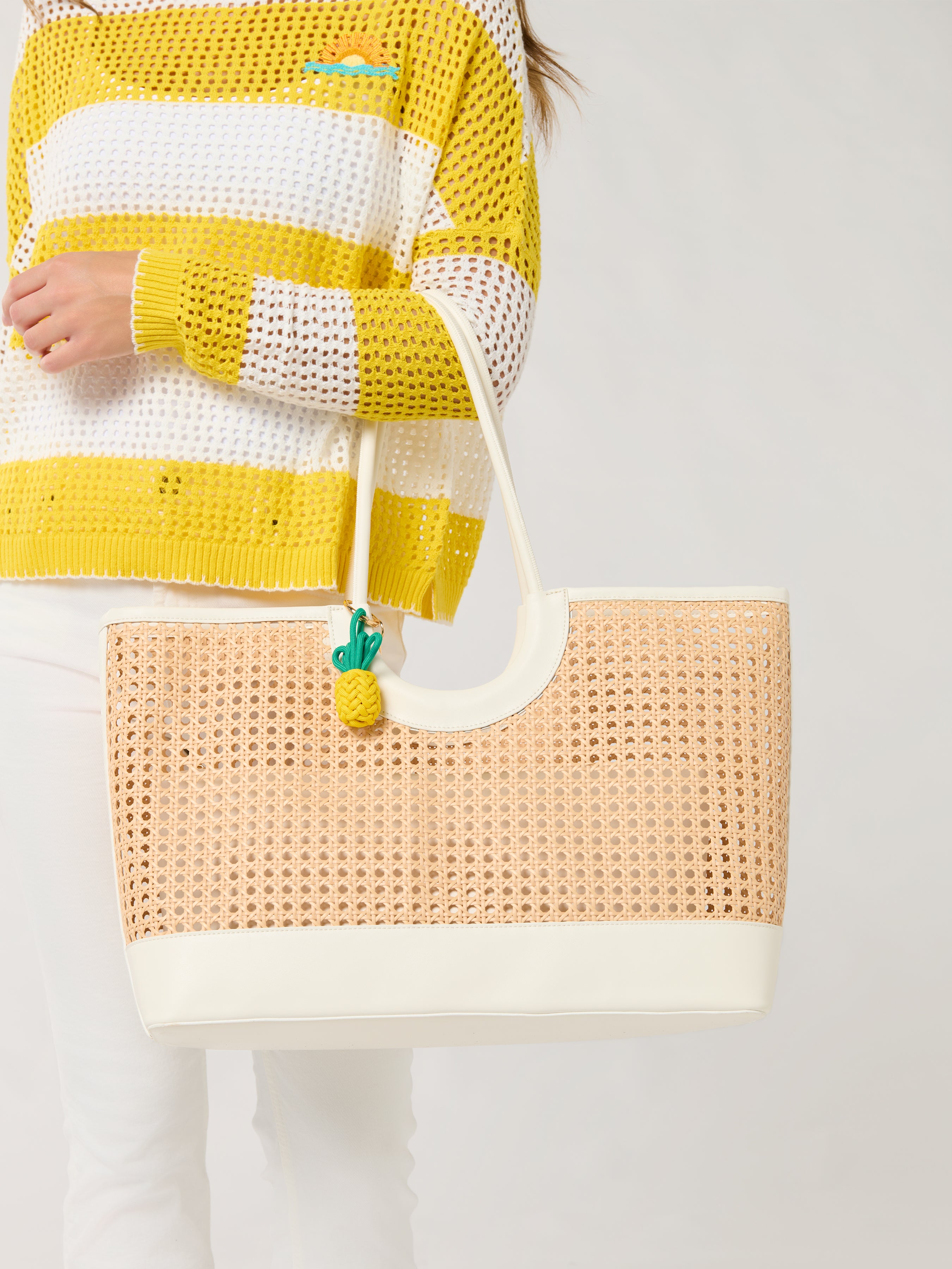 Shiraleah Lyra Tote WHITE