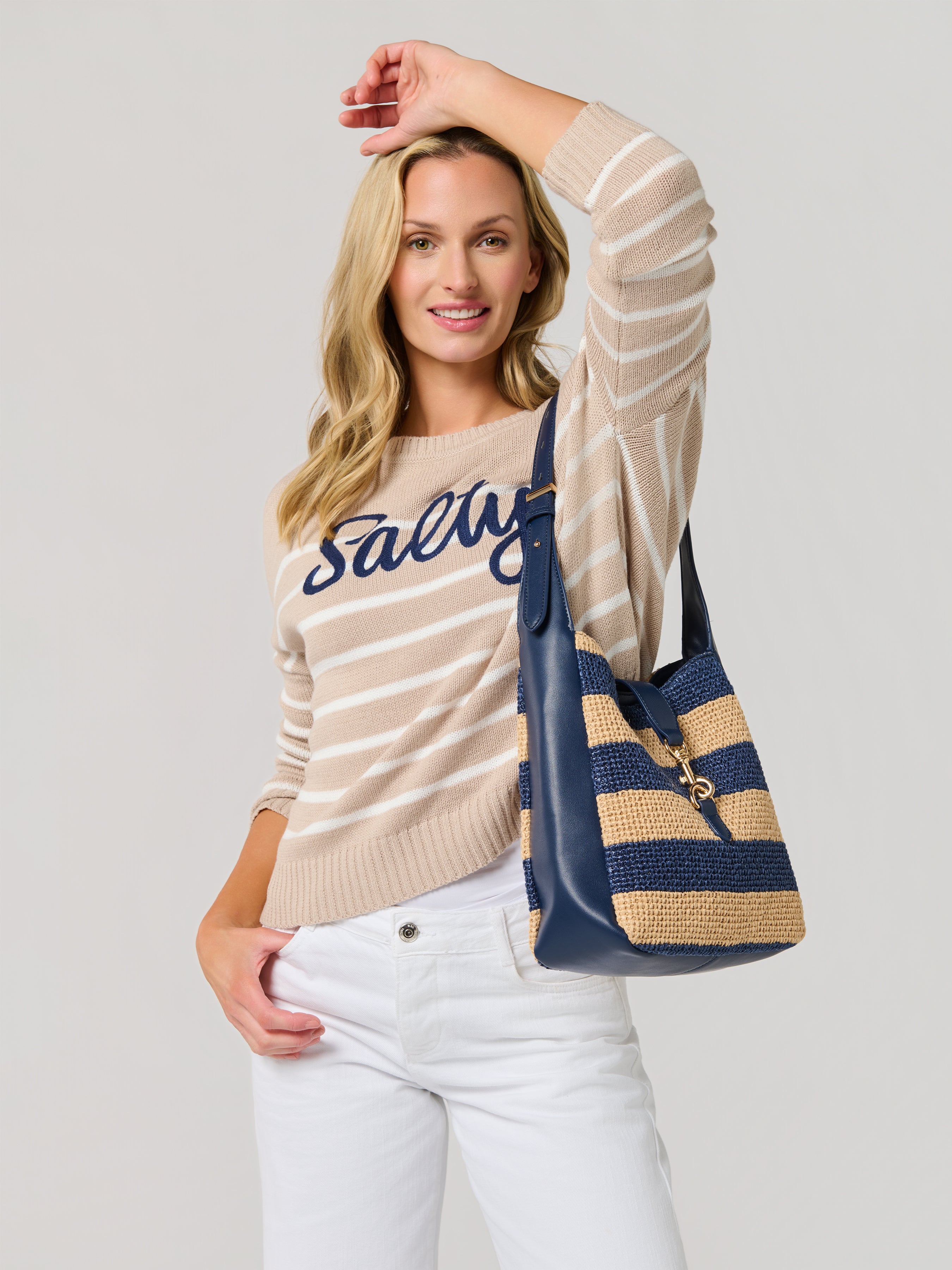 Shiraleah Rina Shoulder Bag, Navy