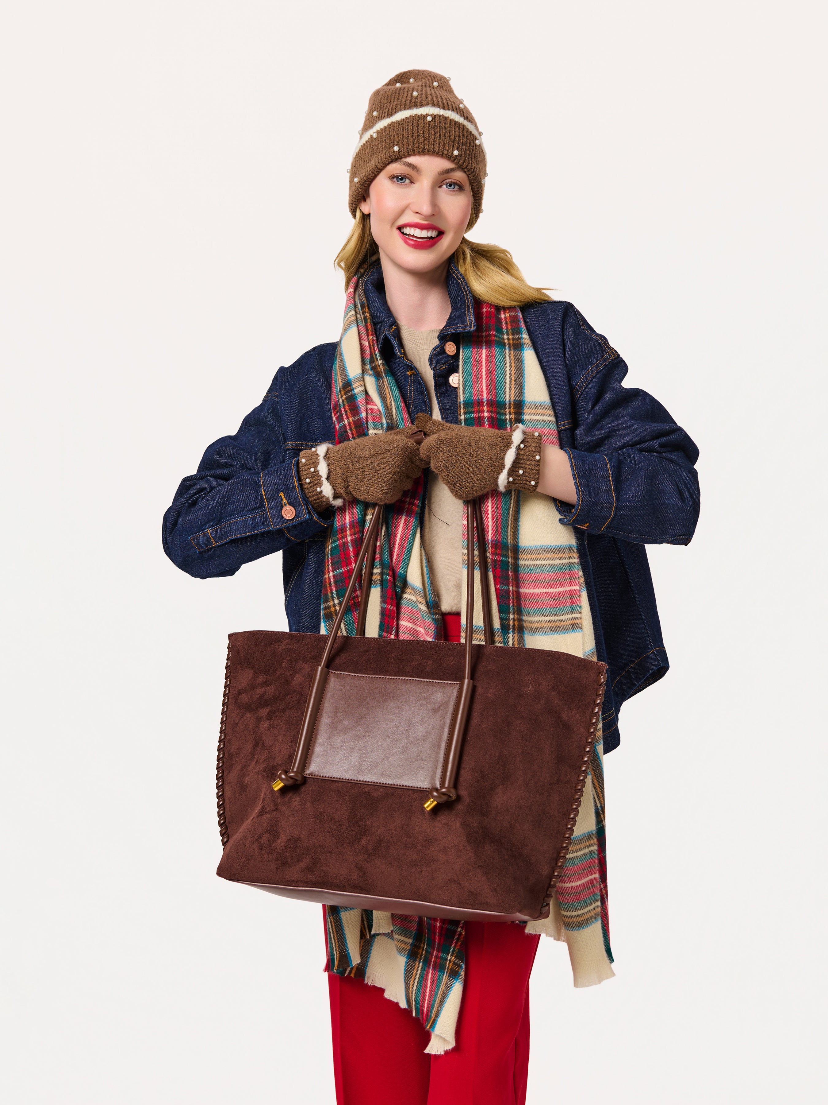 Shiraleah Paige Tote CHOCOLATE / OS