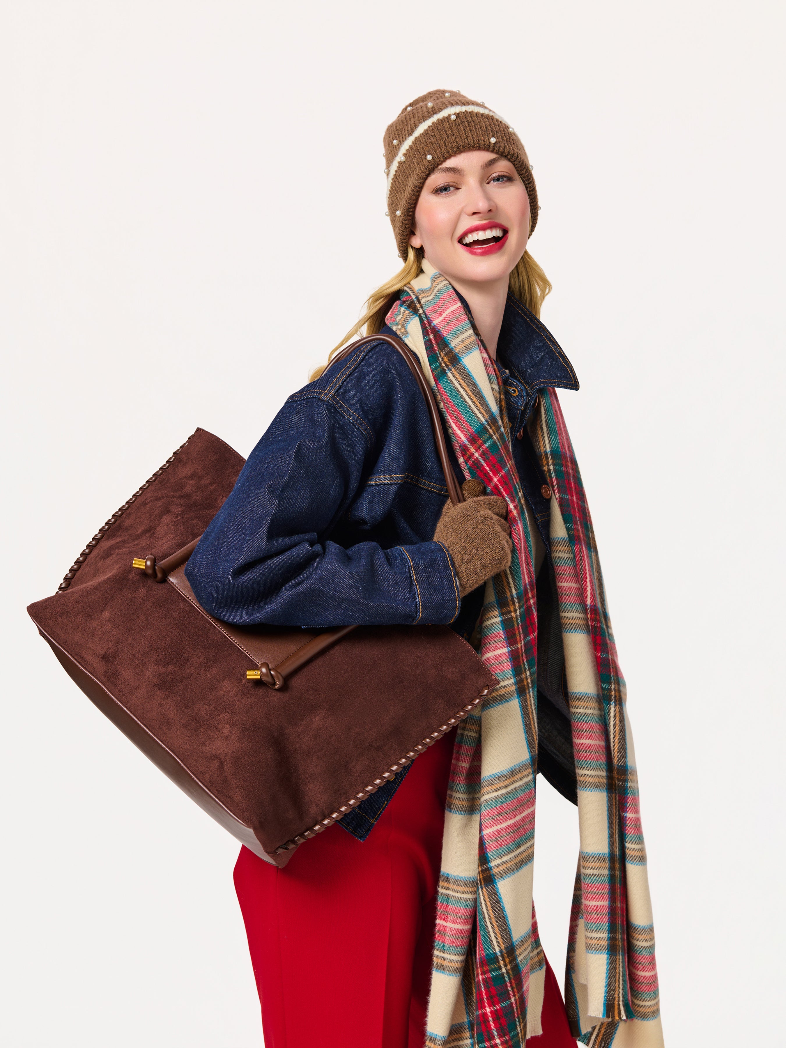 Shiraleah Paige Tote CHOCOLATE / OS