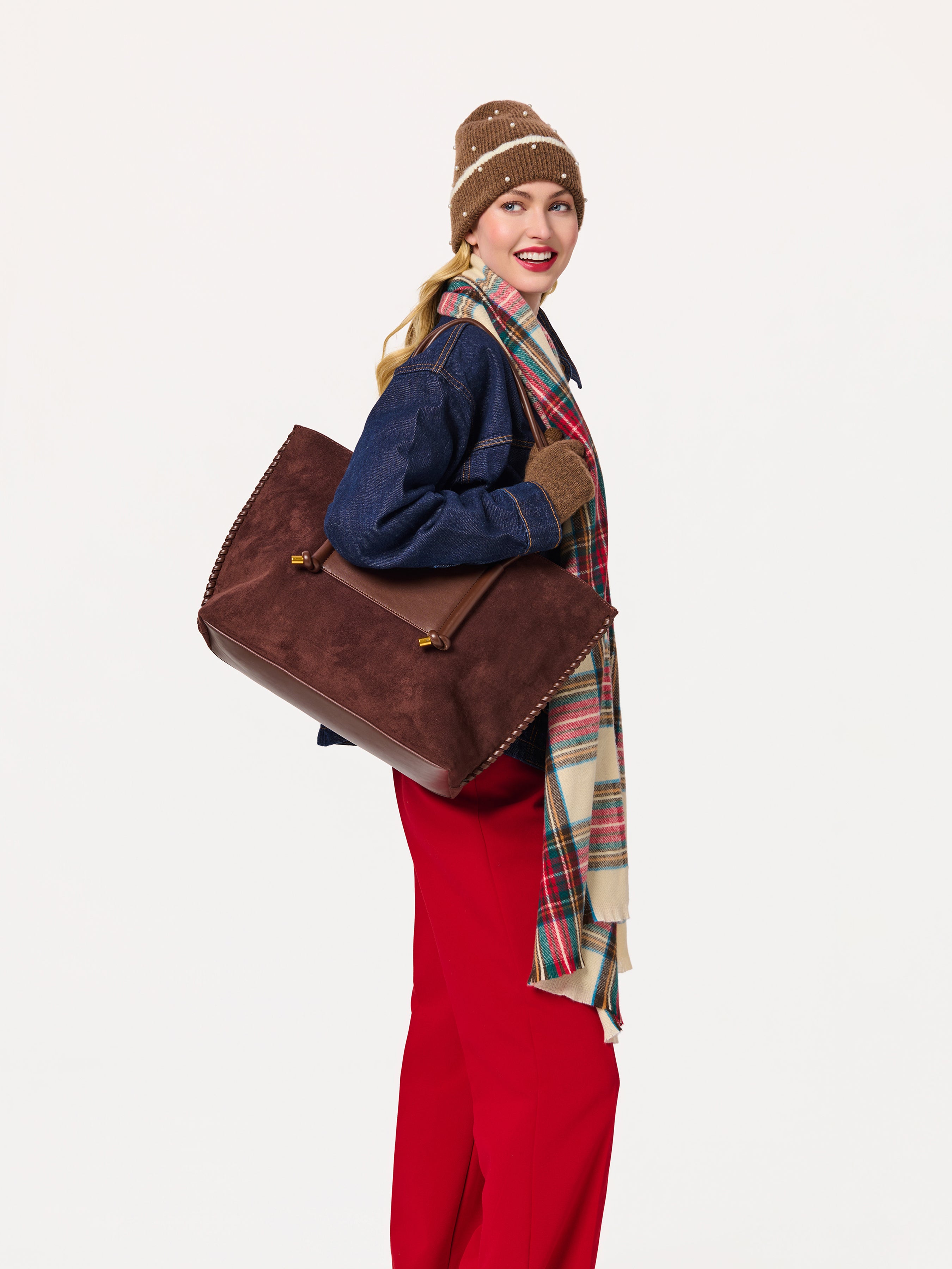 Shiraleah Paige Tote CHOCOLATE / OS