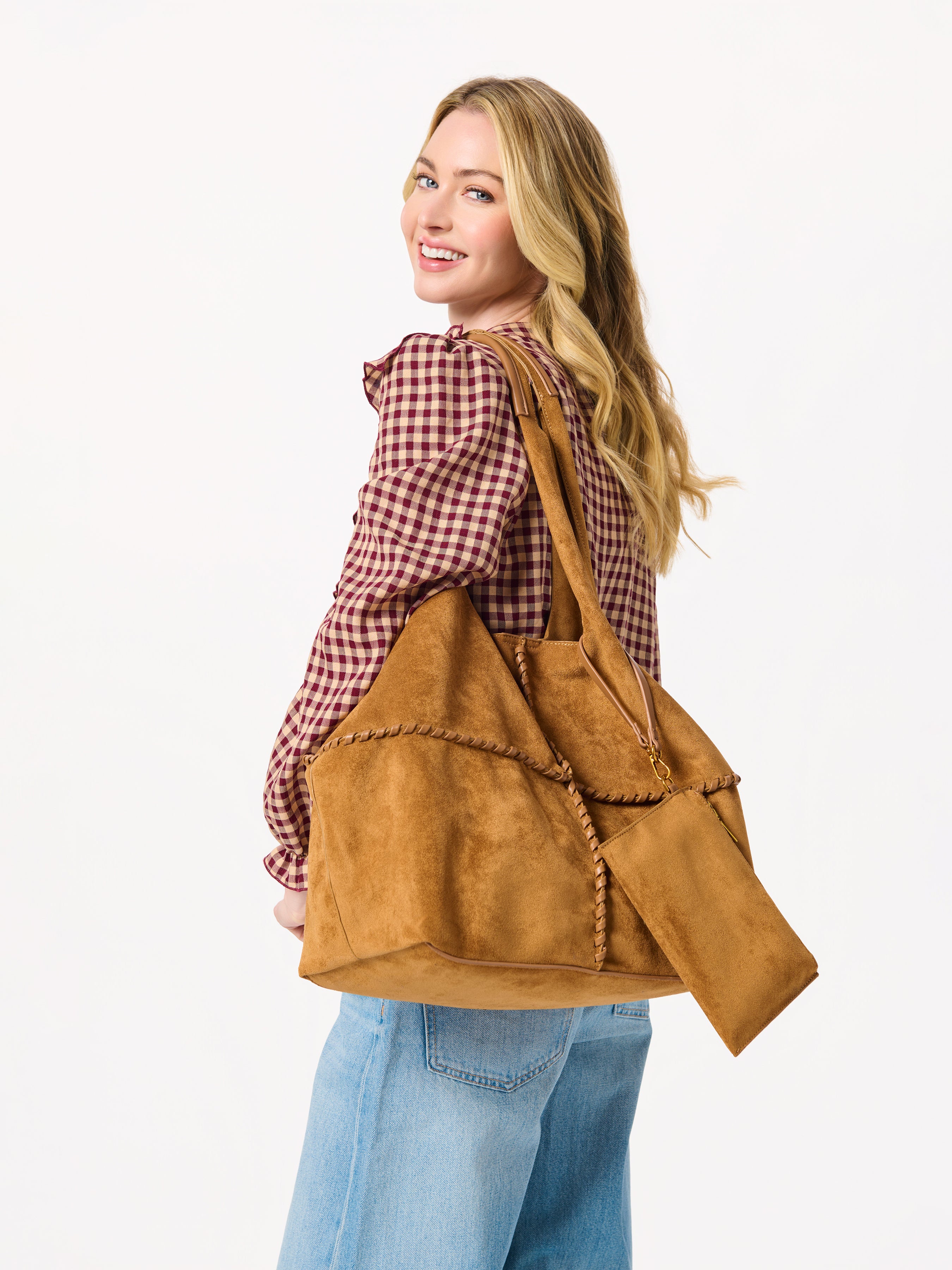 Shiraleah Paige Slouchy Tote SADDLE / OS