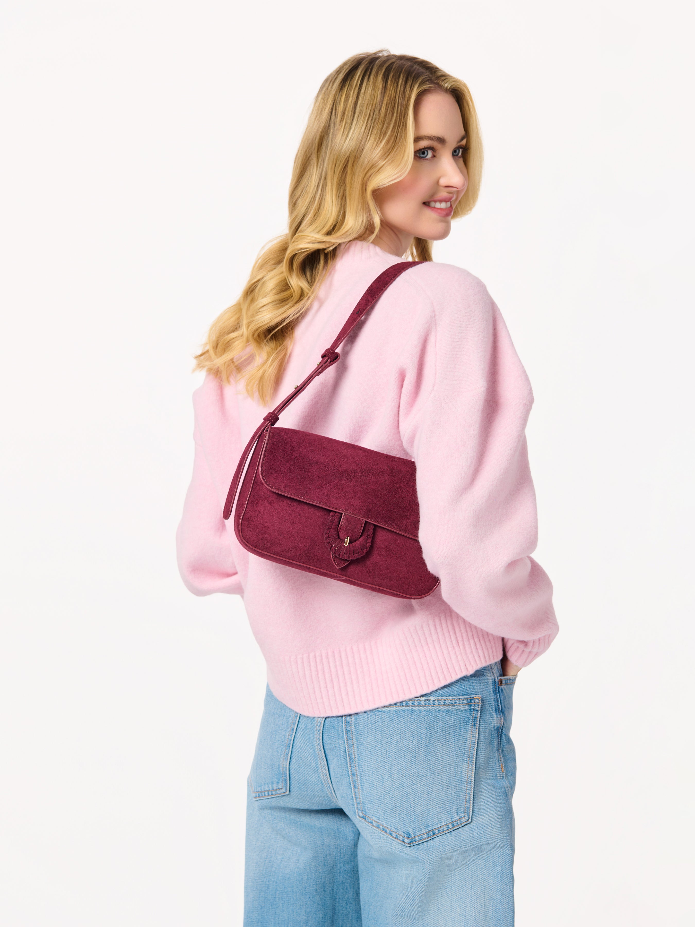 Shiraleah Juliette Shoulder Bag WINE / OS