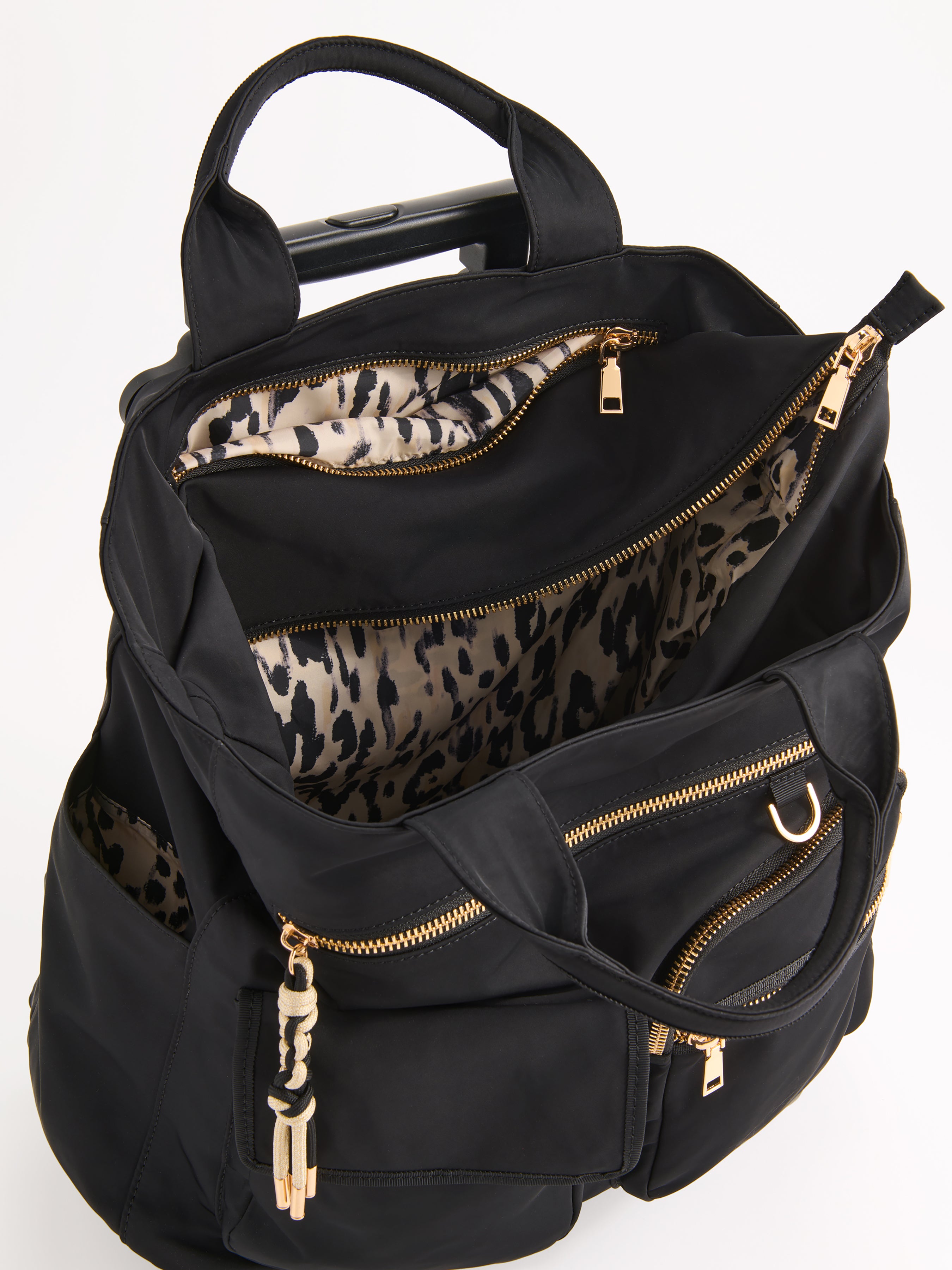 Shiraleah Jet 360° Roller Tote BLACK / OS