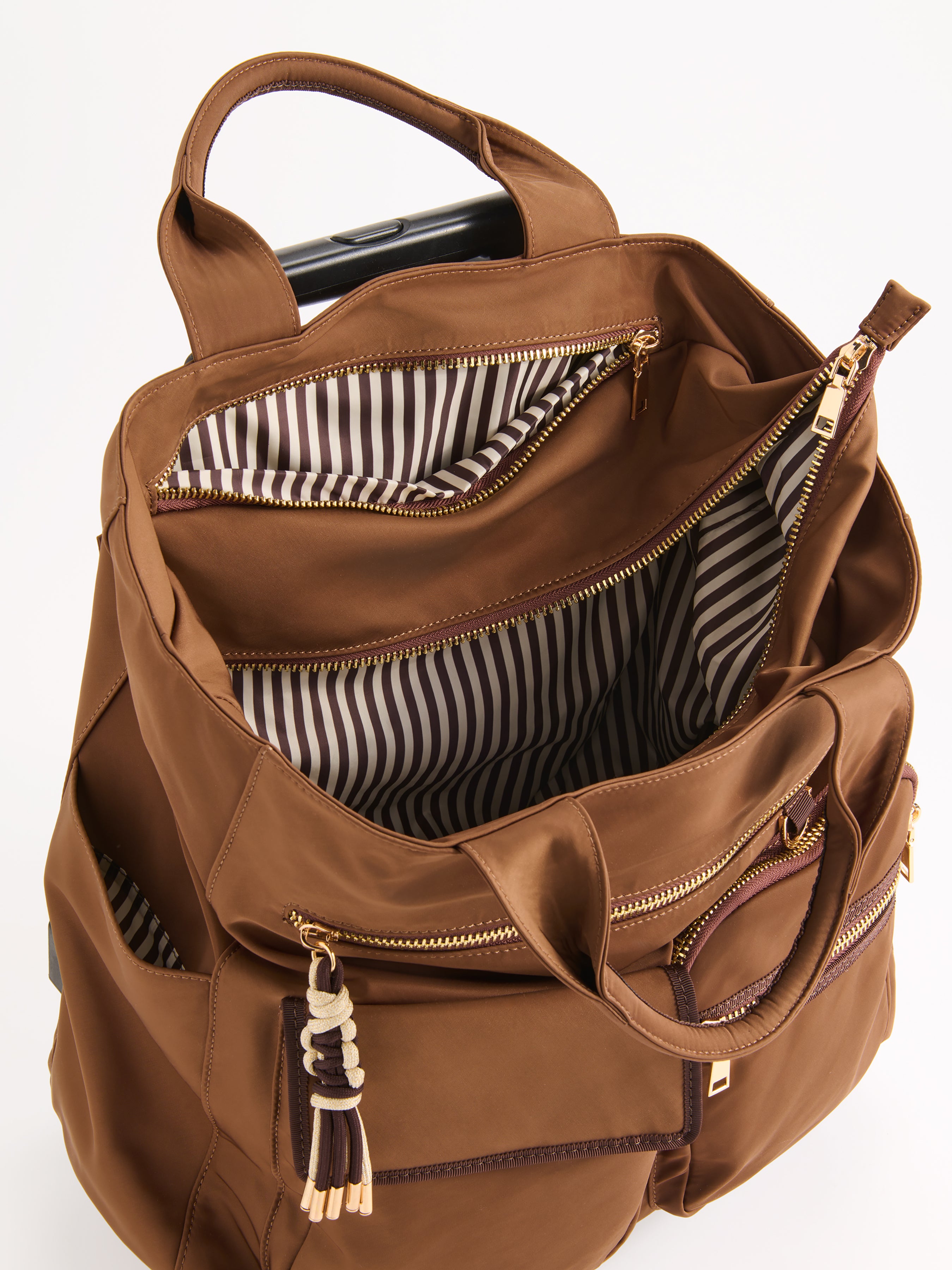 Shiraleah Jet 360° Roller Tote MOCHA / OS