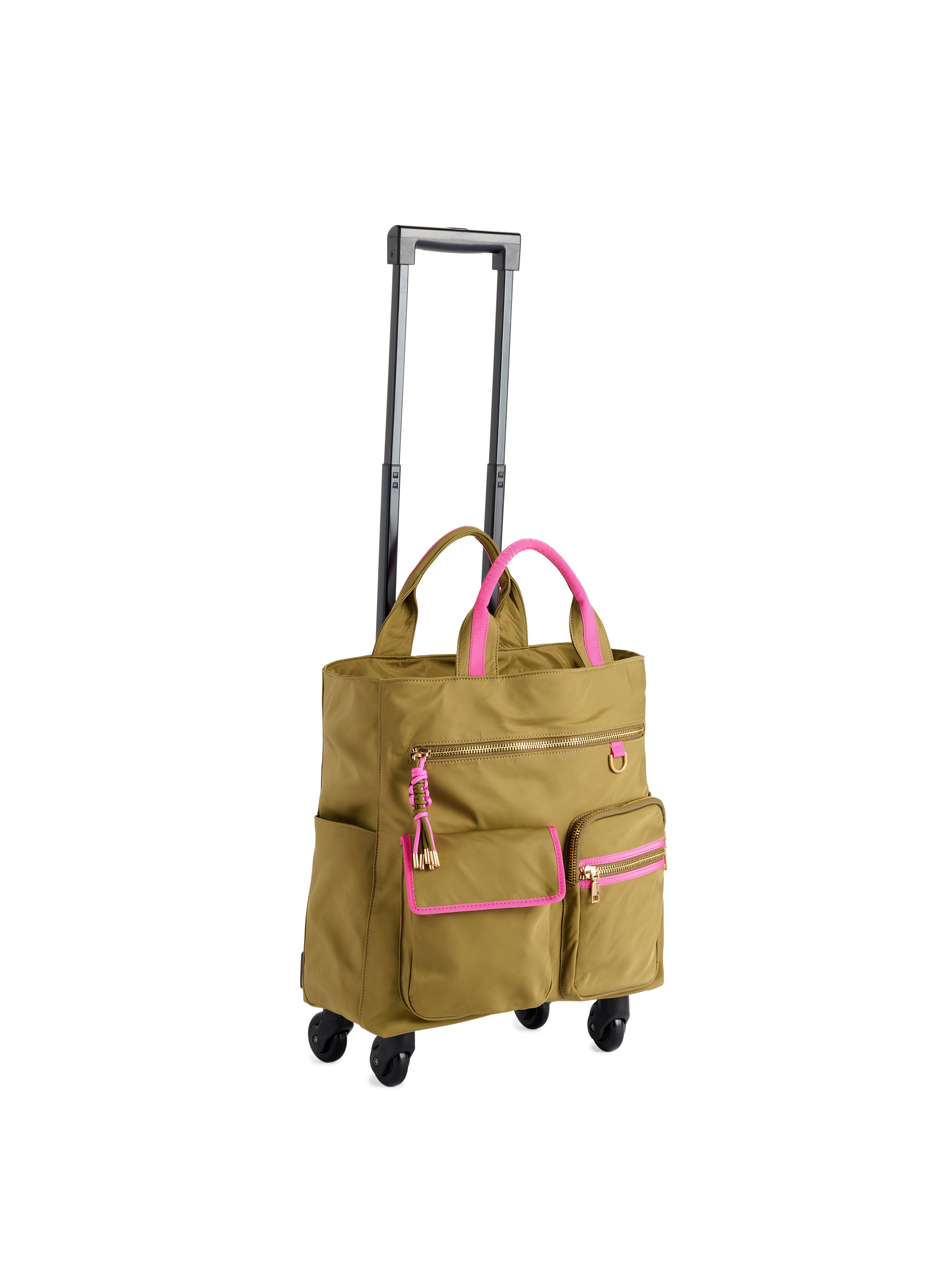 Shiraleah Jet 360° Roller Tote OLIVE / OS