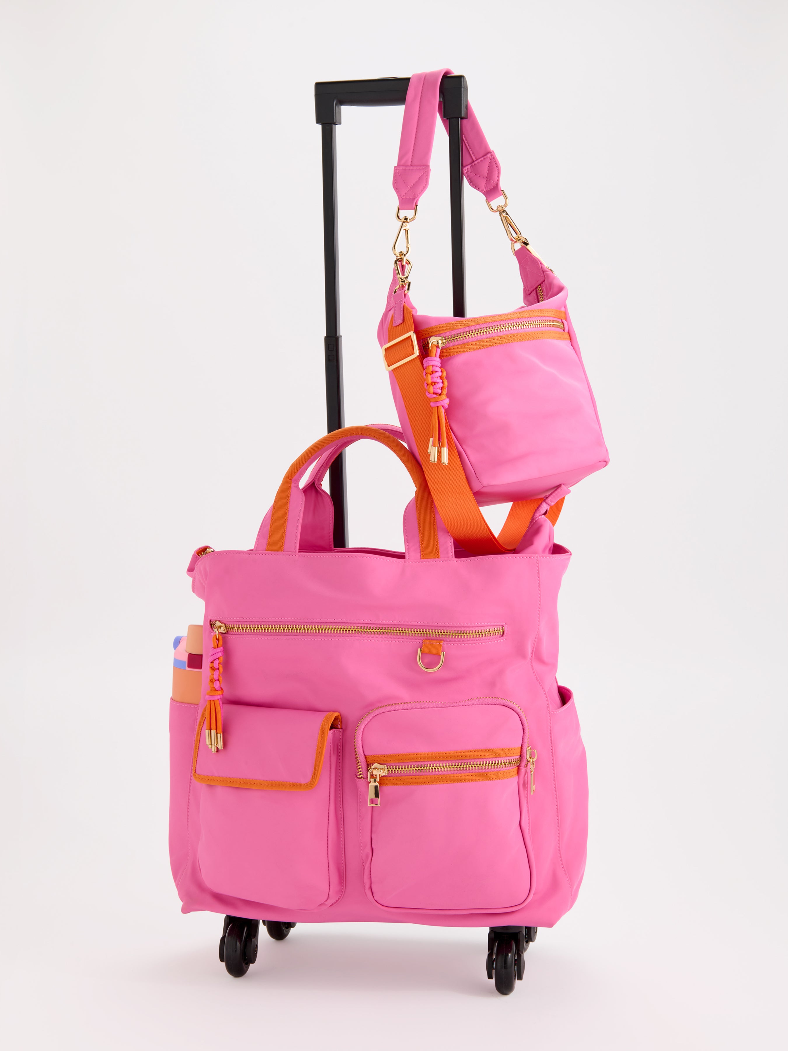 Shiraleah Jet 360° Roller Tote PINK / OS