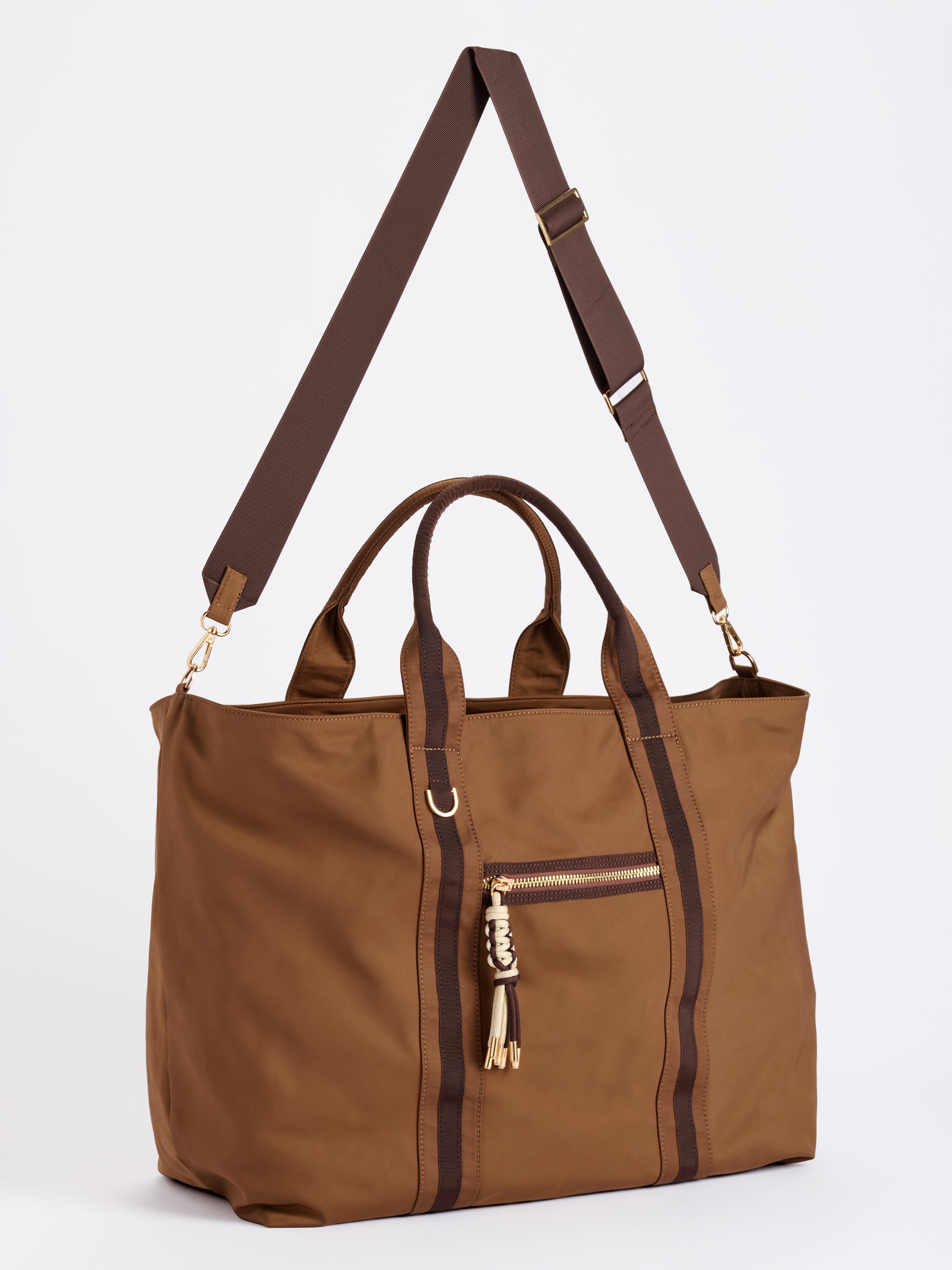 Shiraleah Jet Travel Tote MOCHA / OS