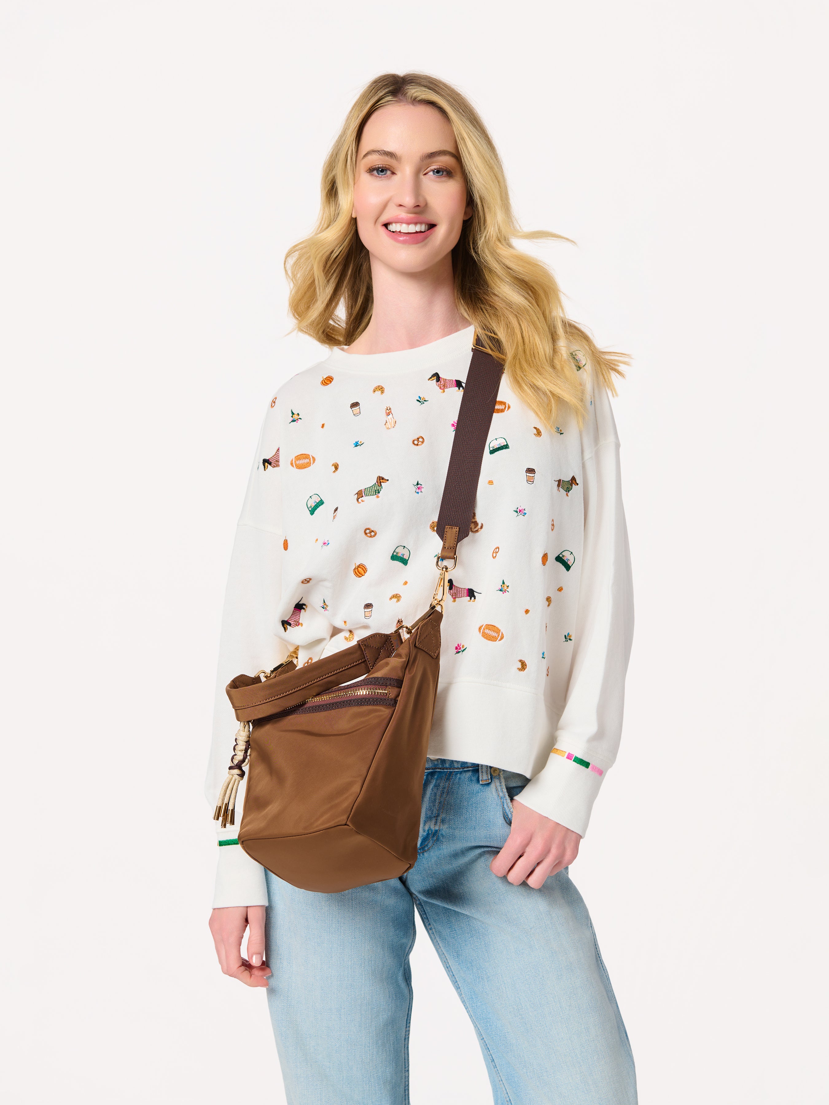 Shiraleah Jet Convertible Cross-Body MOCHA / OS