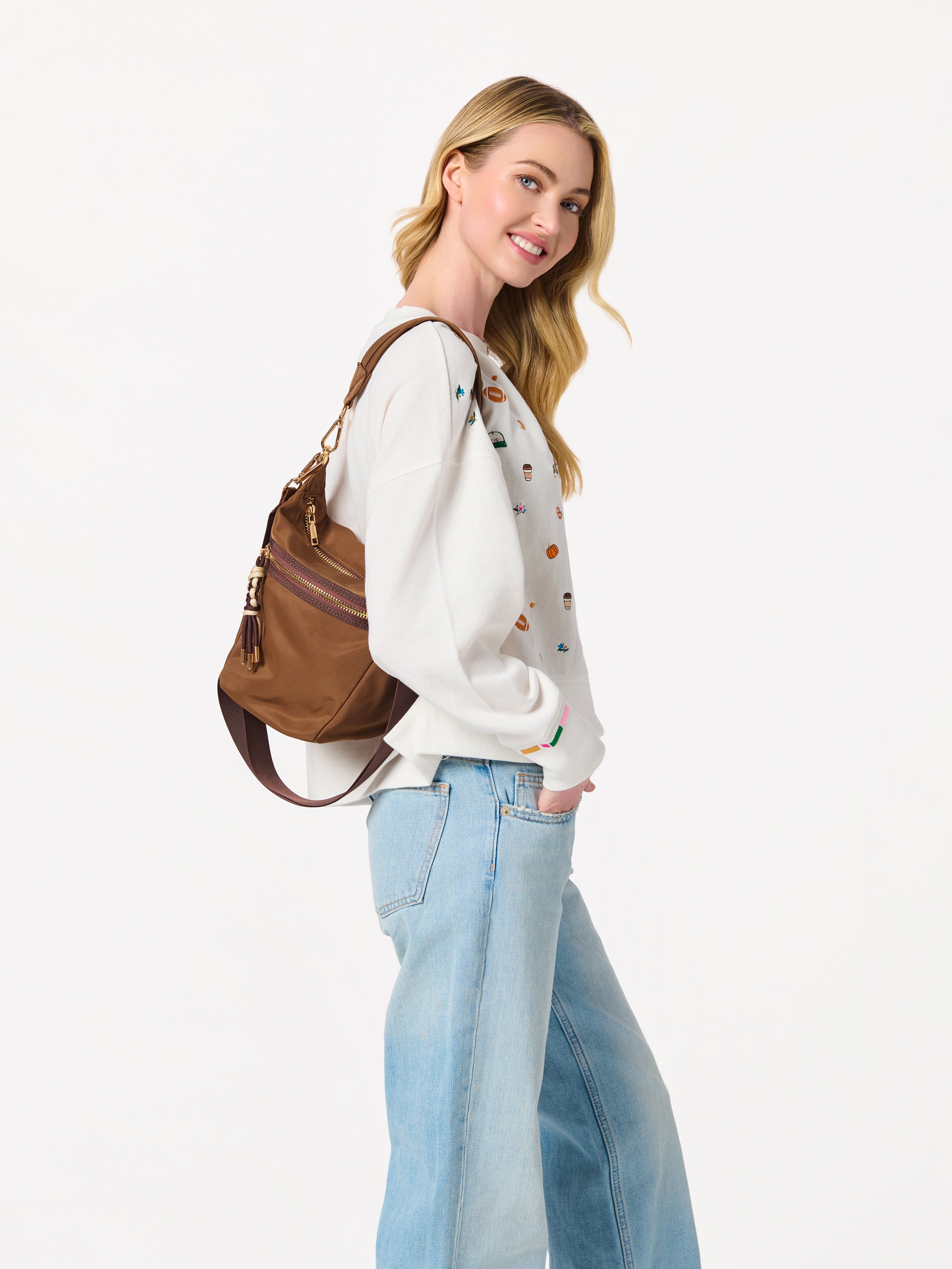 Shiraleah Jet Convertible Cross-Body MOCHA / OS