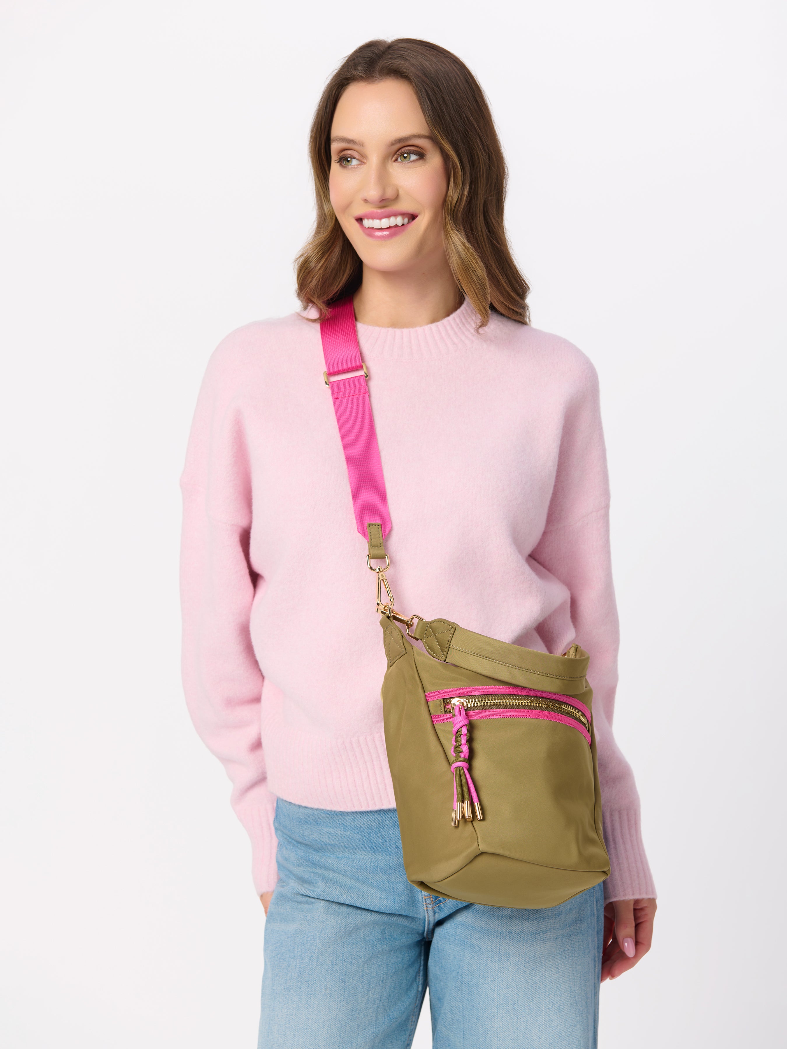 Shiraleah Jet Convertible Cross-Body OLIVE / OS