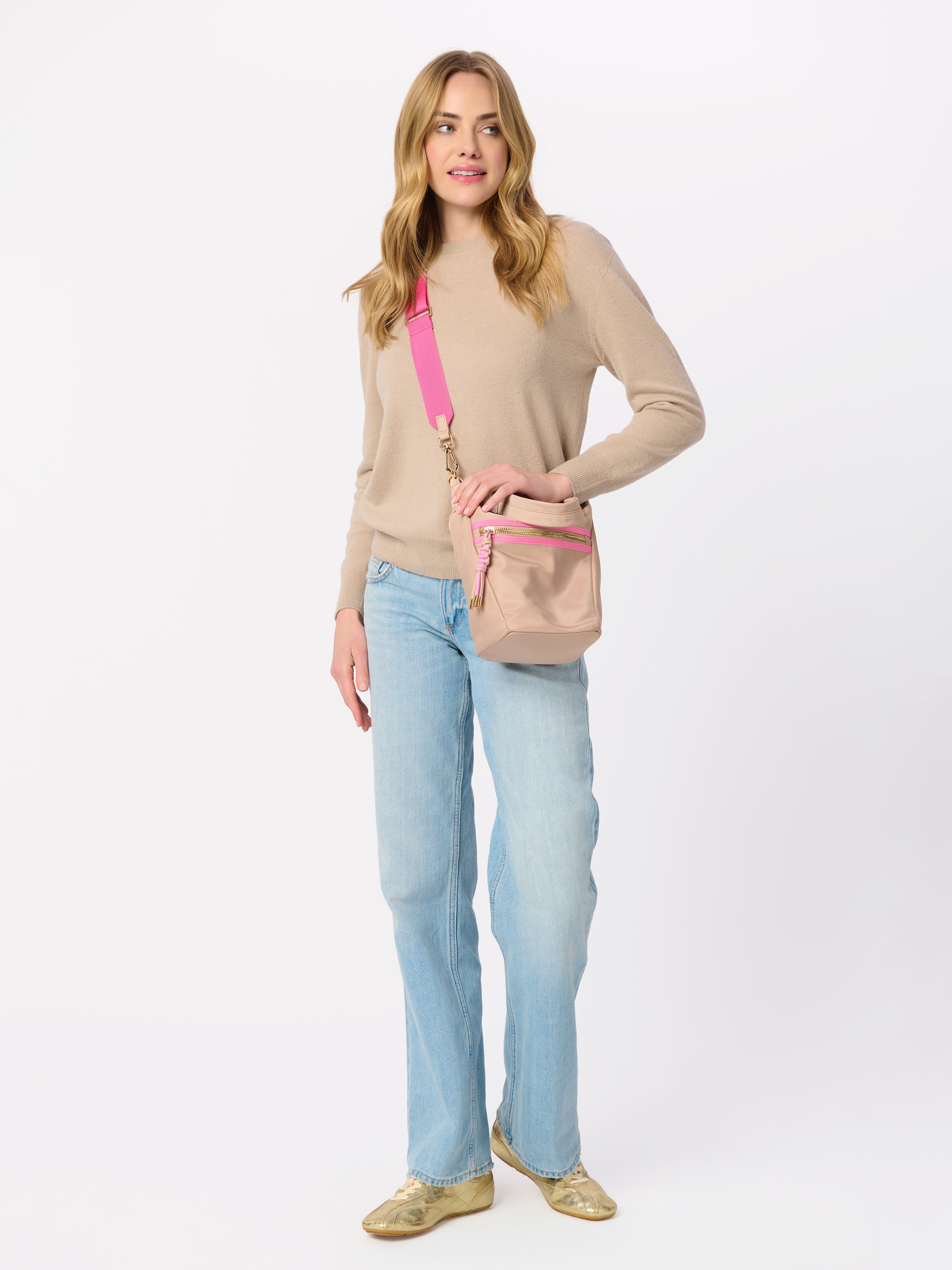 Shiraleah Jet Convertible Cross-Body TAN / OS