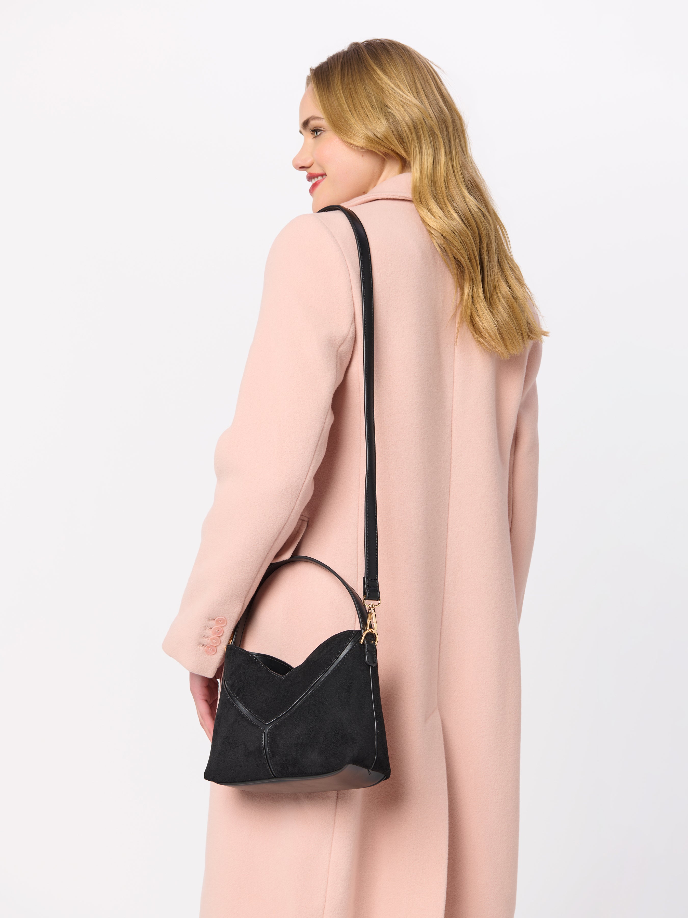 Shiraleah Ava Top Handle Mini Hobo BLACK / OS