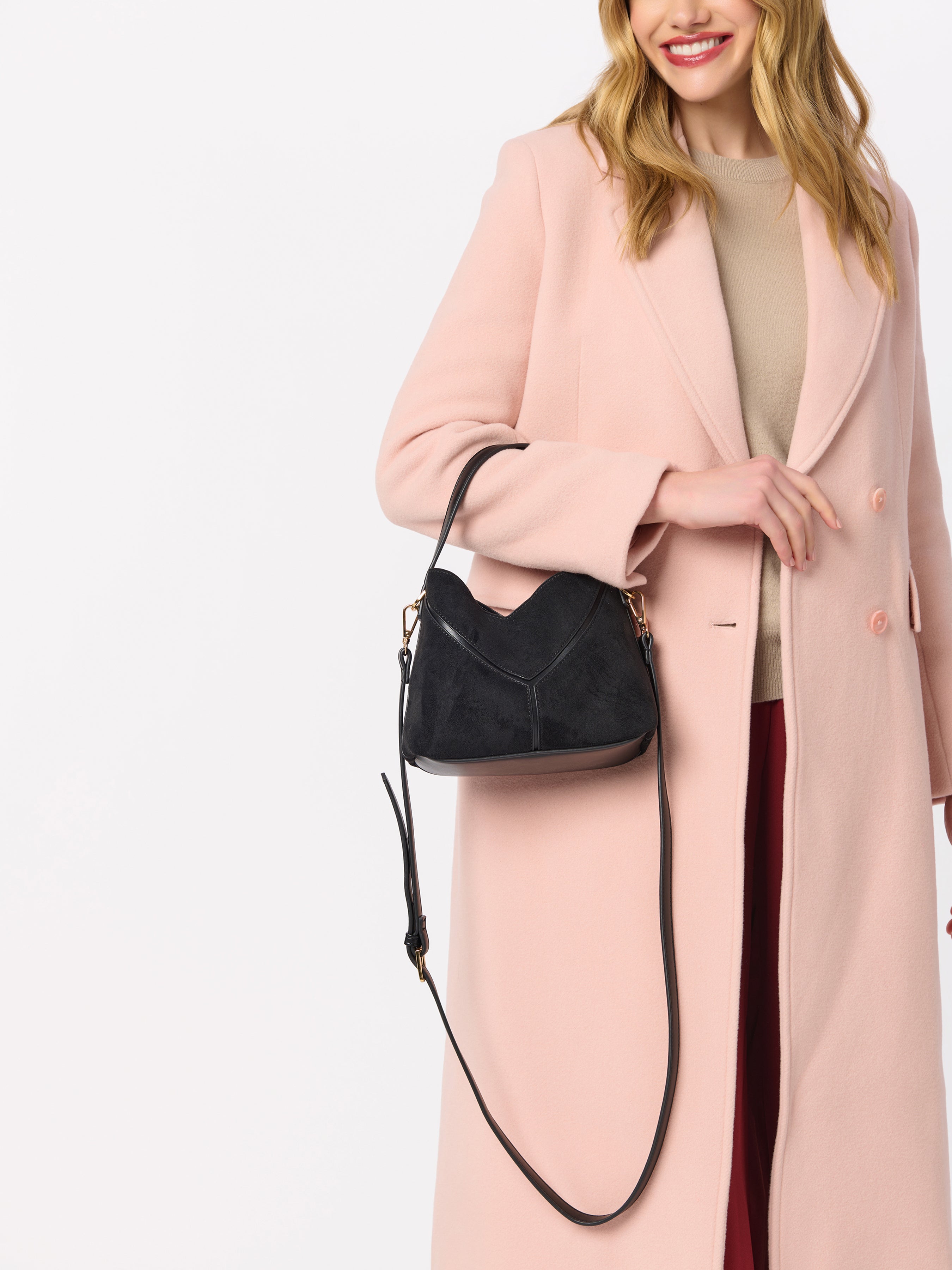 Shiraleah Ava Top Handle Mini Hobo BLACK / OS
