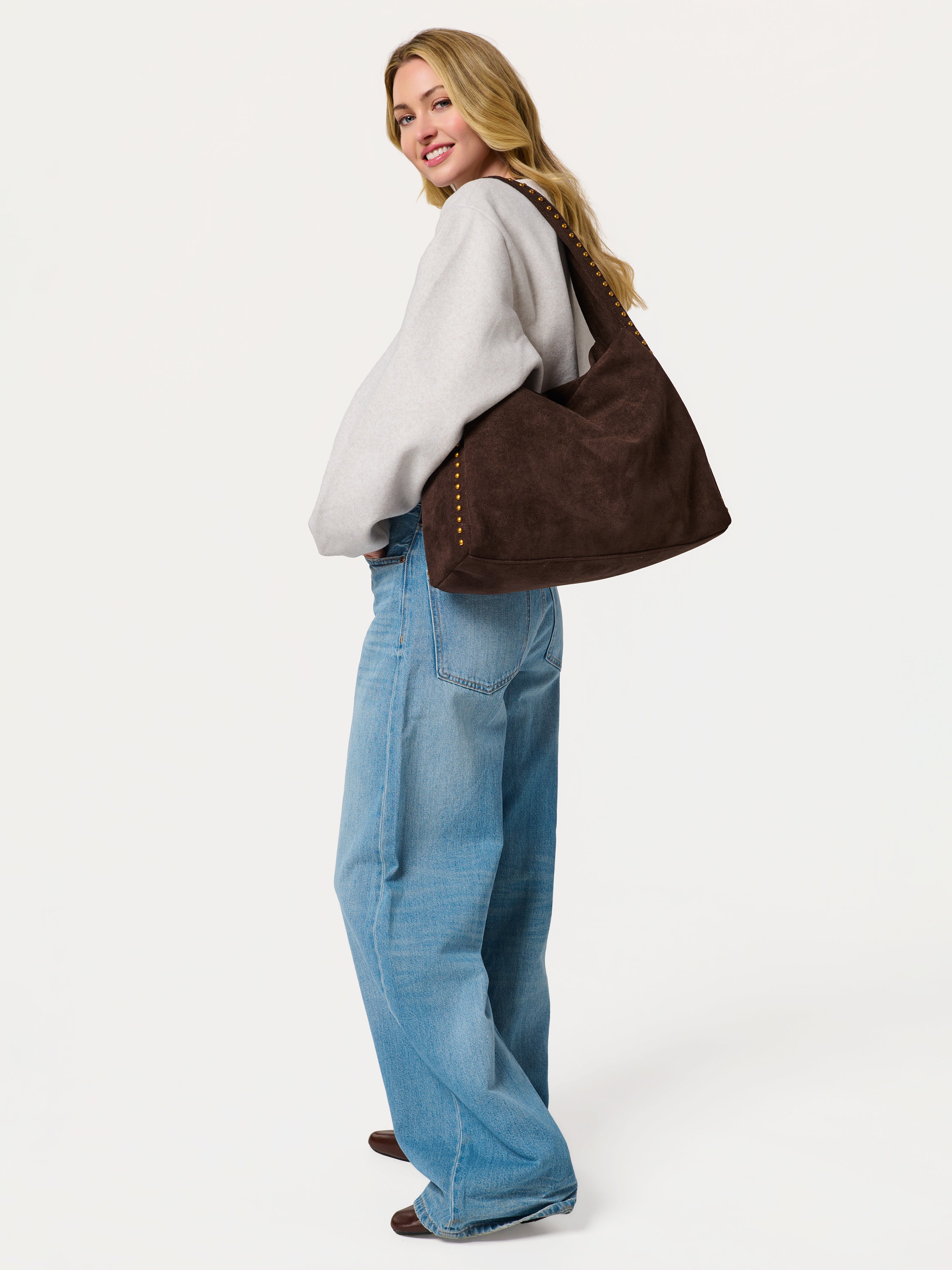 Shiraleah Lennon Hobo CHOCOLATE / OS