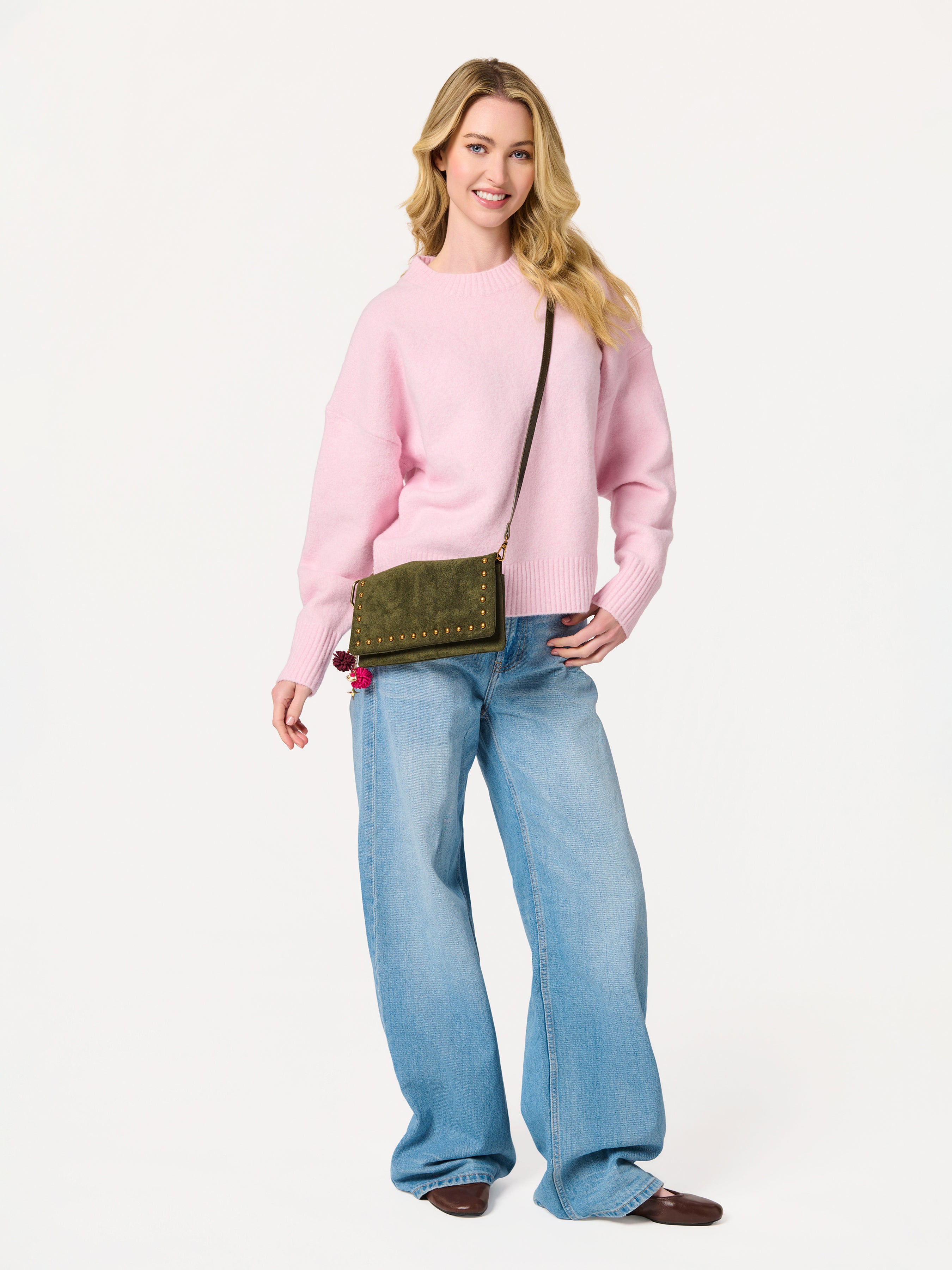 Shiraleah Lennon Cross-Body/Wristlet OLIVE / OS