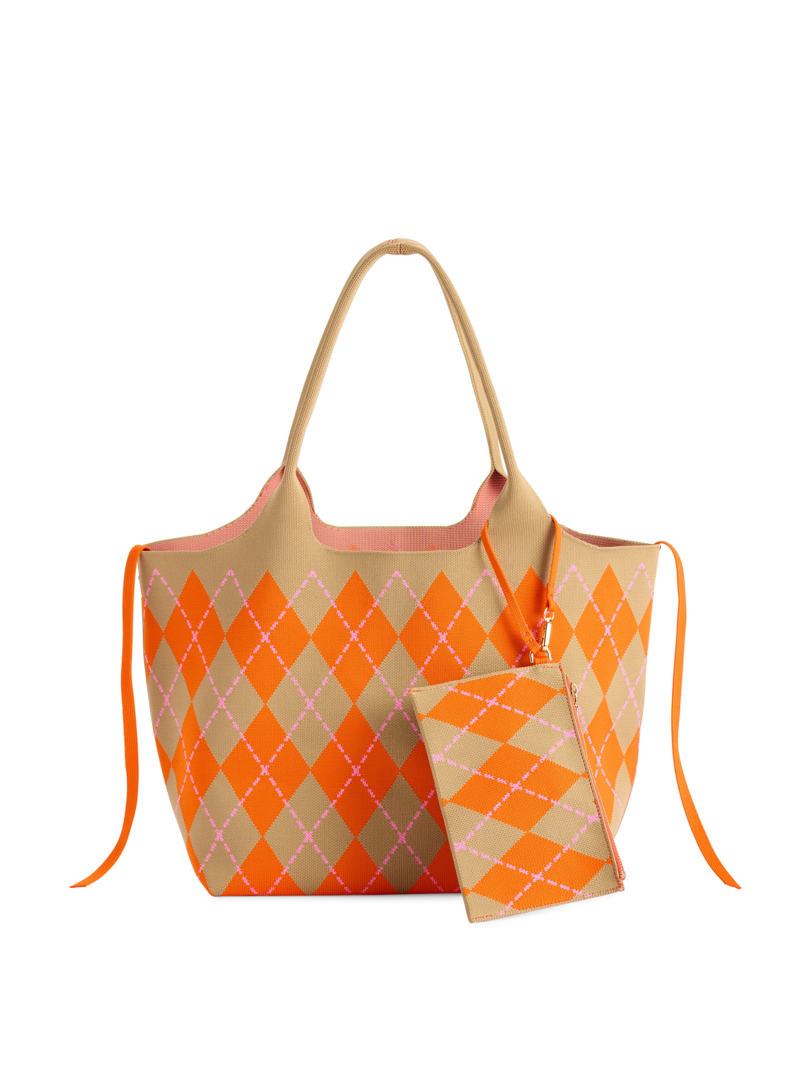 Shiraleah Robbie Argyle Tote ORANGE / OS