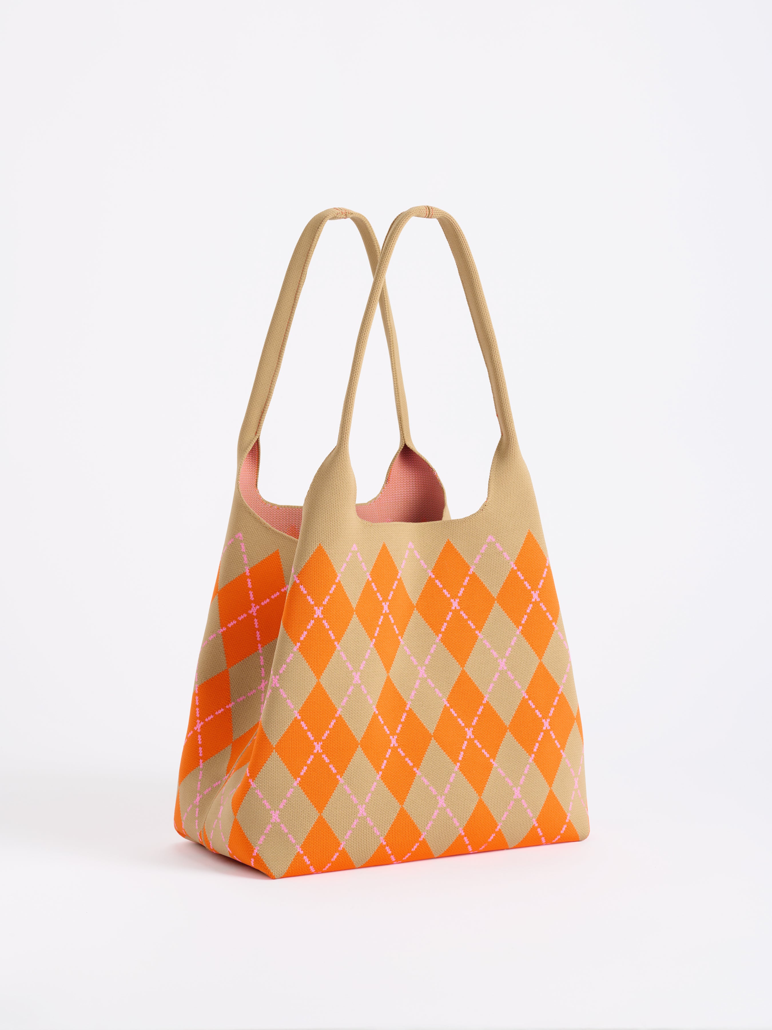 Shiraleah Robbie Argyle Tote ORANGE / OS