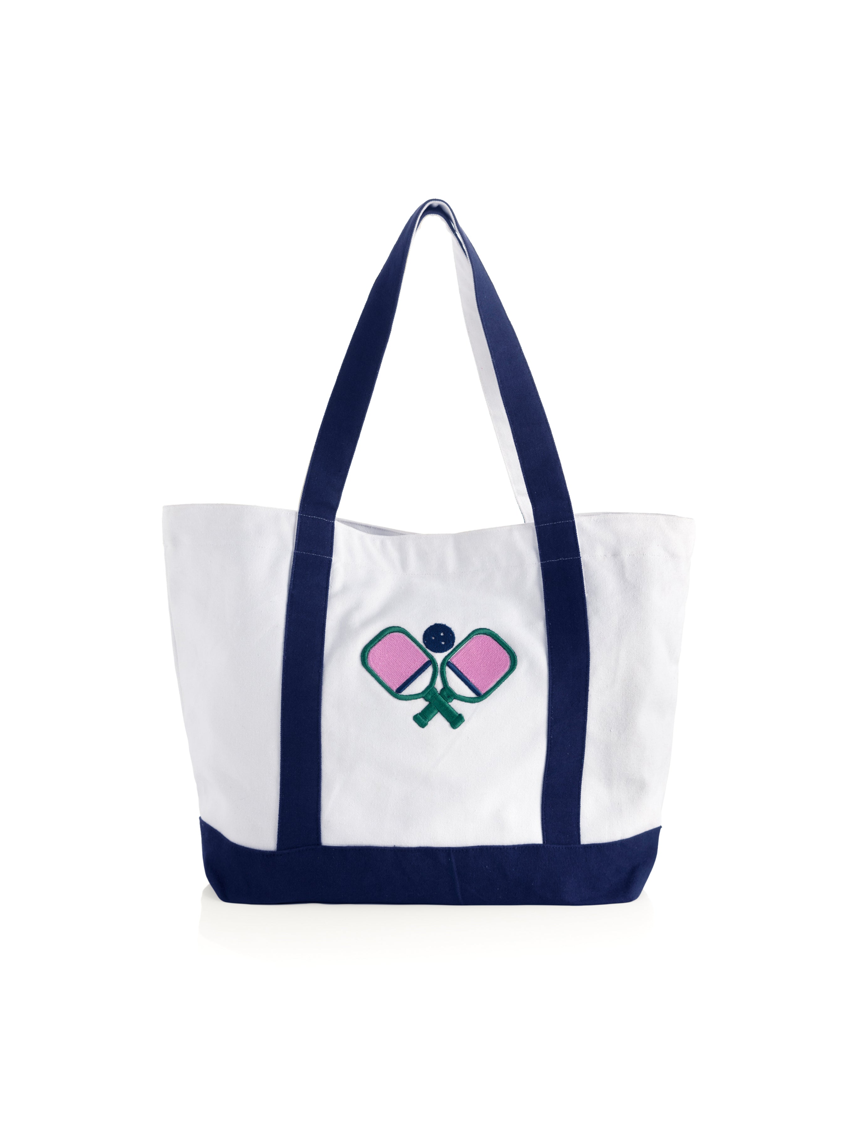 Shiraleah Pickleball Paddles Tote, Ivory