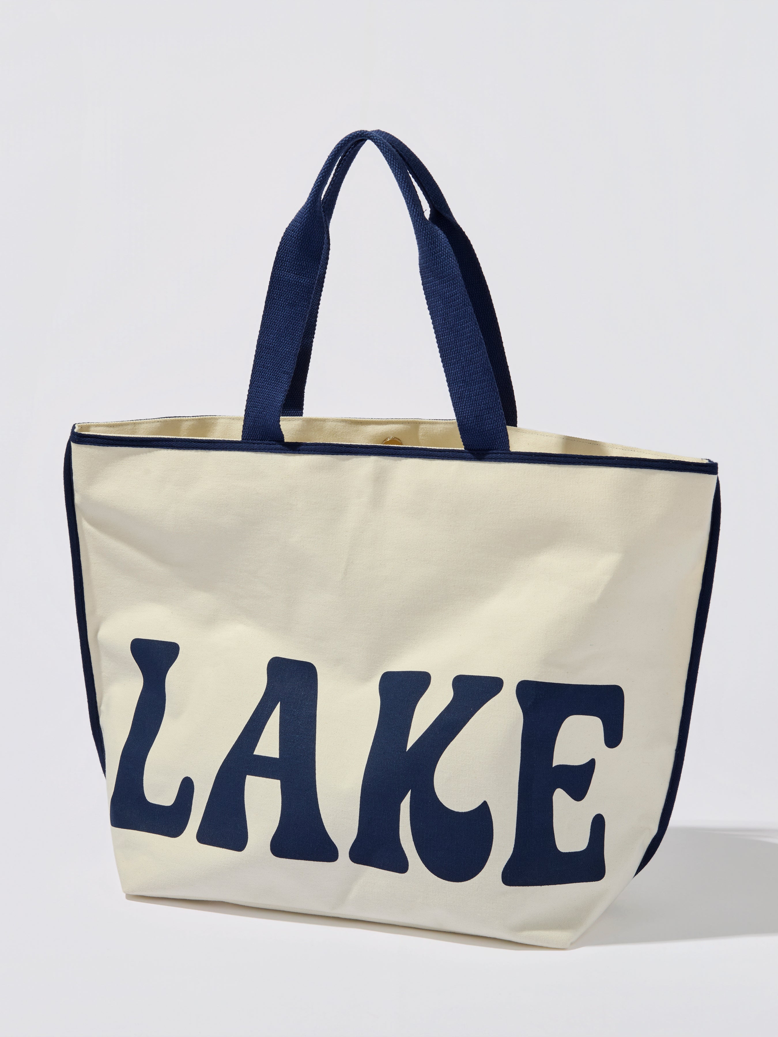 Shiraleah "Lake" Tote, Ivory