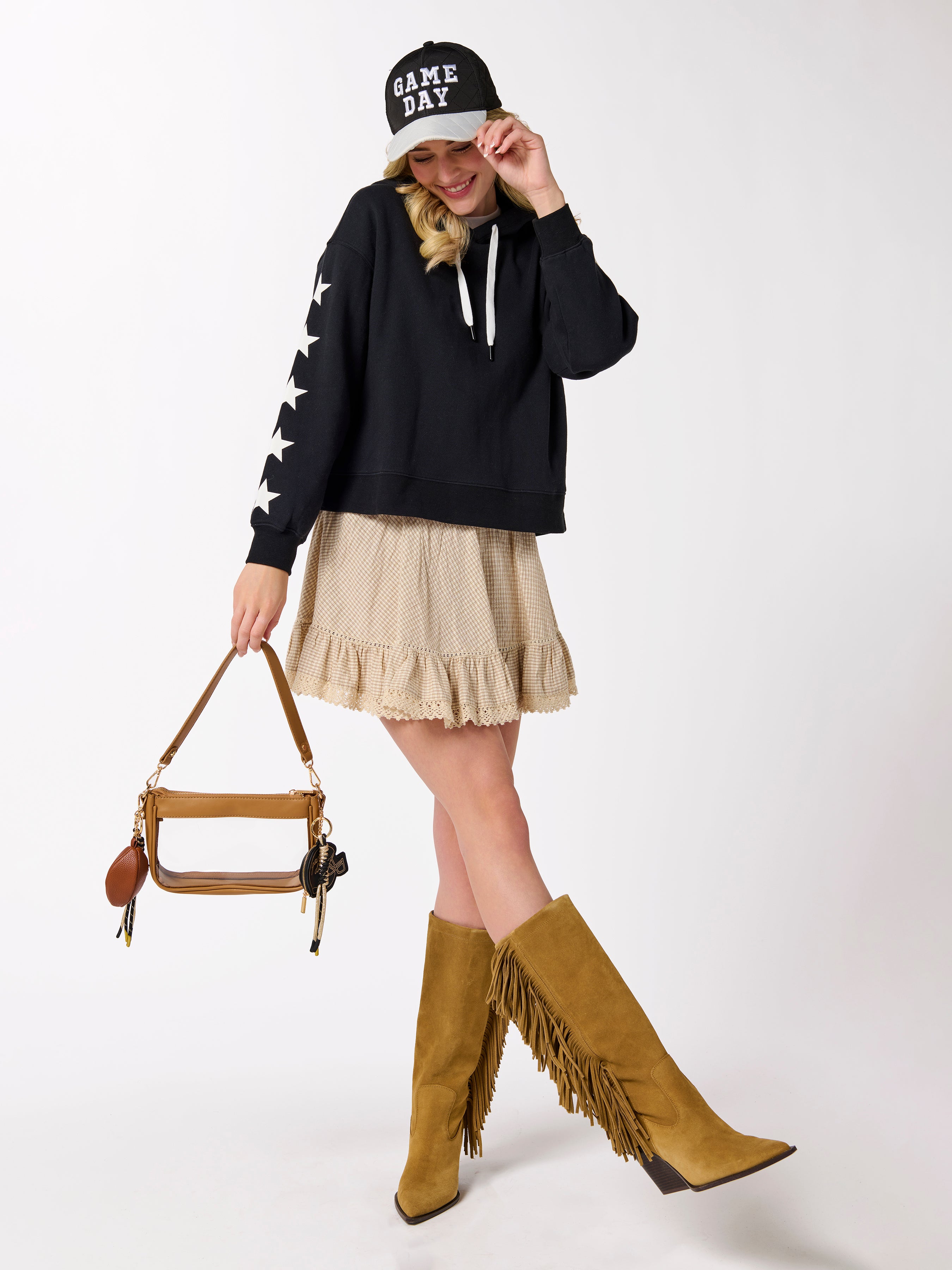 Shiraleah Taylor 2-Way Shoulder Bag TAN