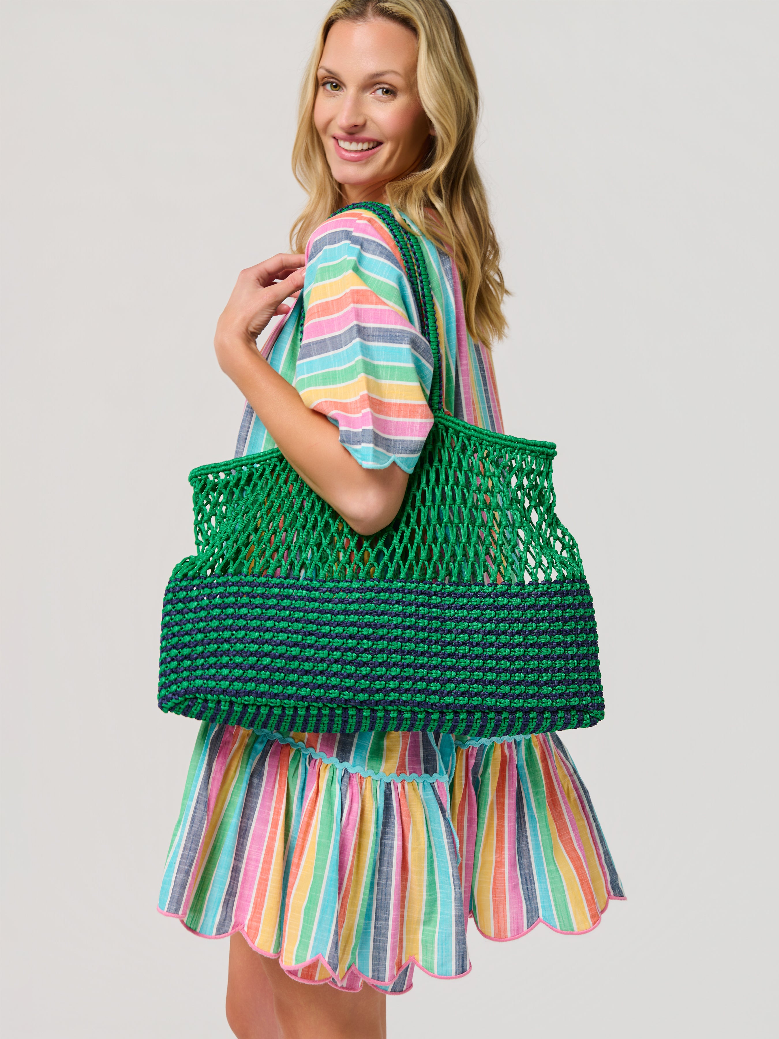 Shiraleah Braziliana Tote GREEN