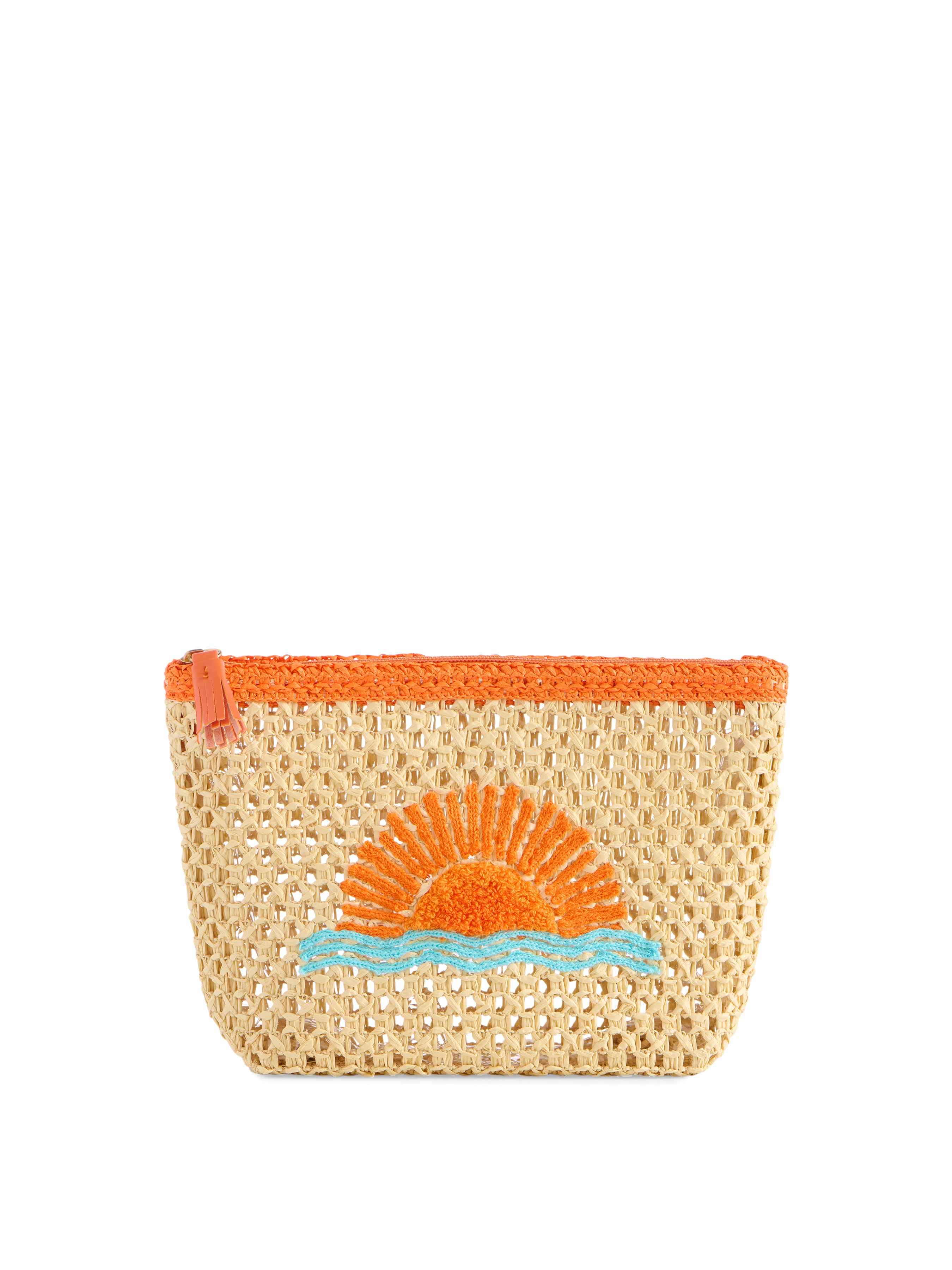 Shiraleah Sunrise Zip Pouch, Natural