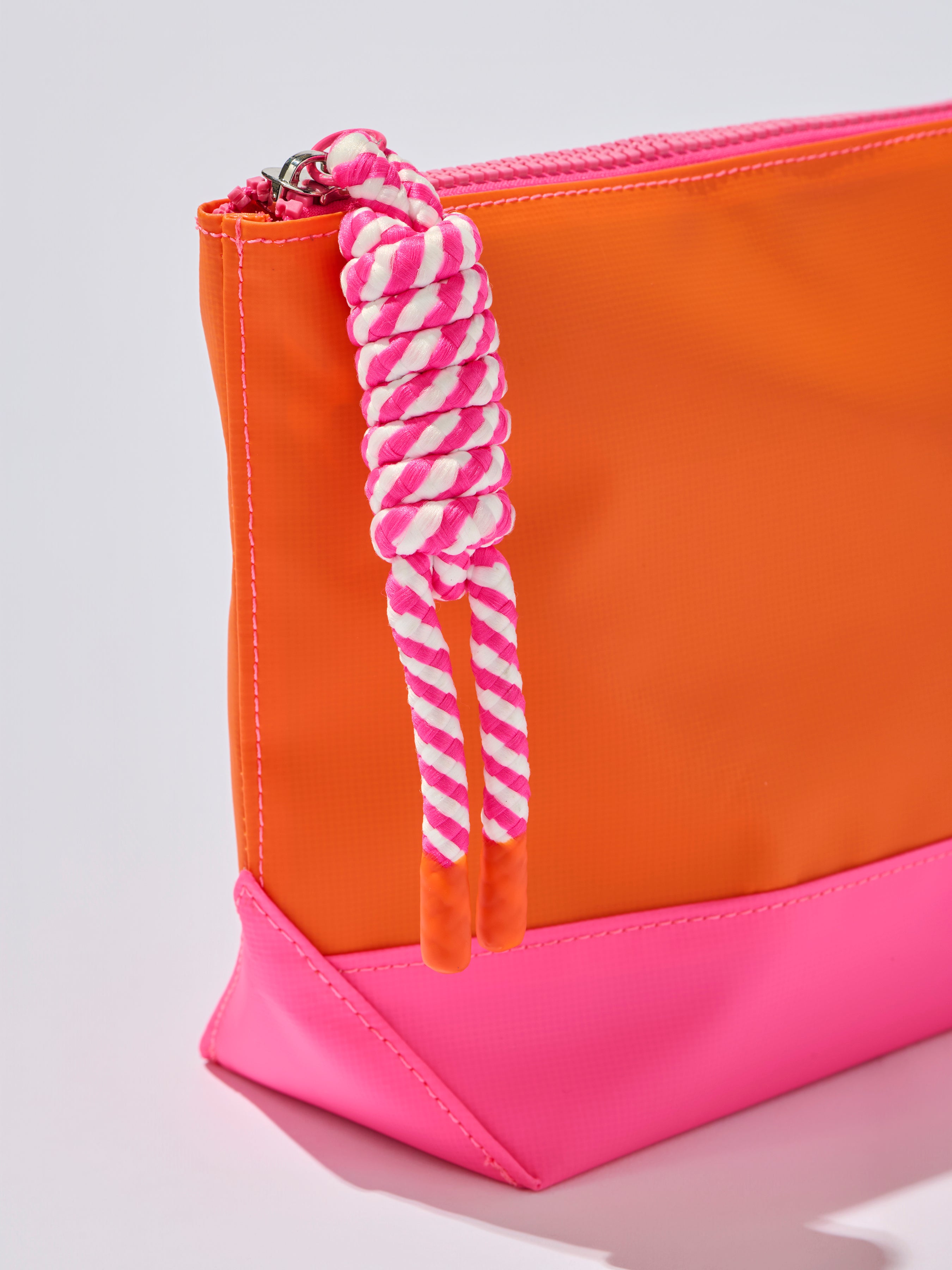 Shiraleah Port Water Resistant Zip Pouch ORANGE