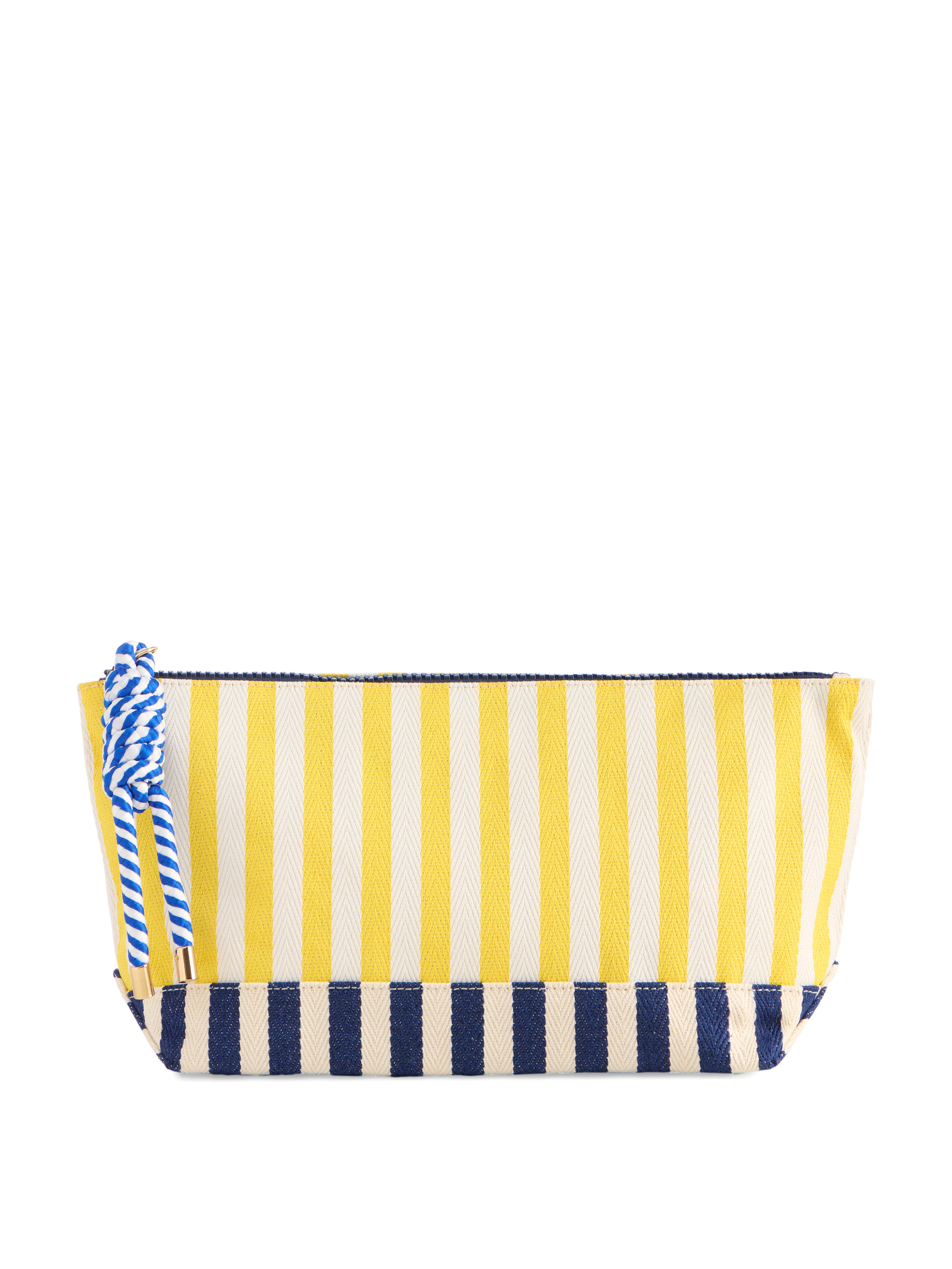 Shiraleah Port Stripe Pouch BLUE