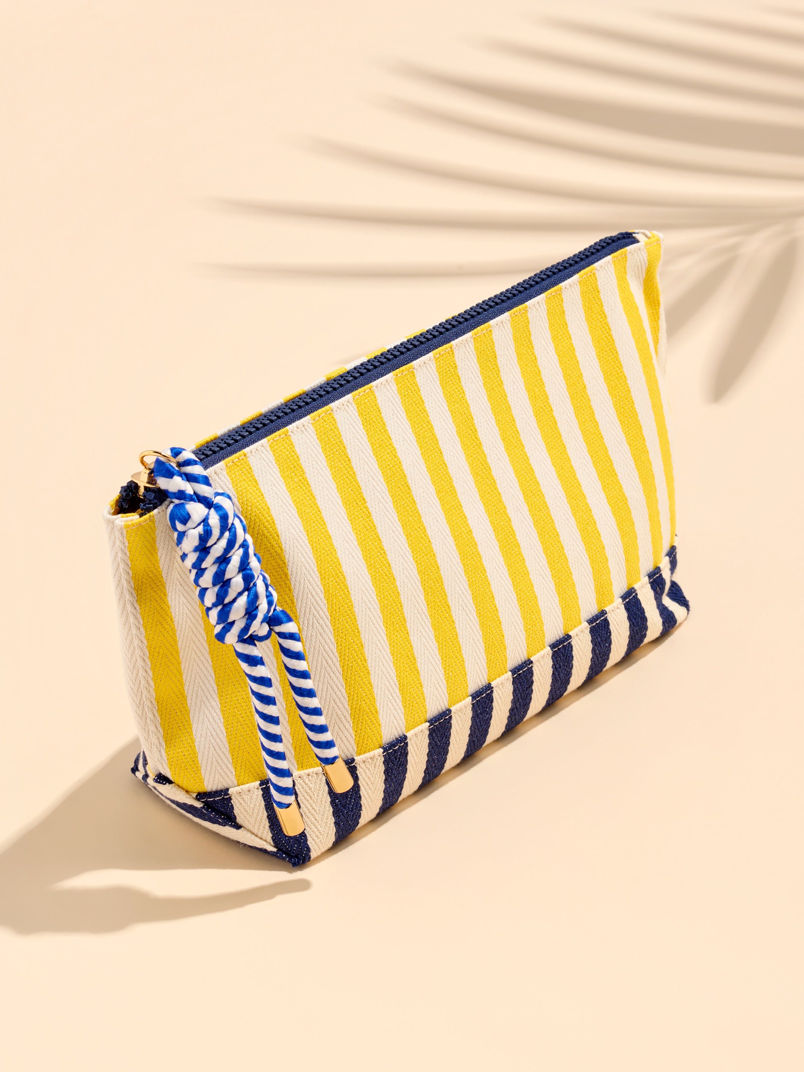 Shiraleah Port Stripe Pouch BLUE