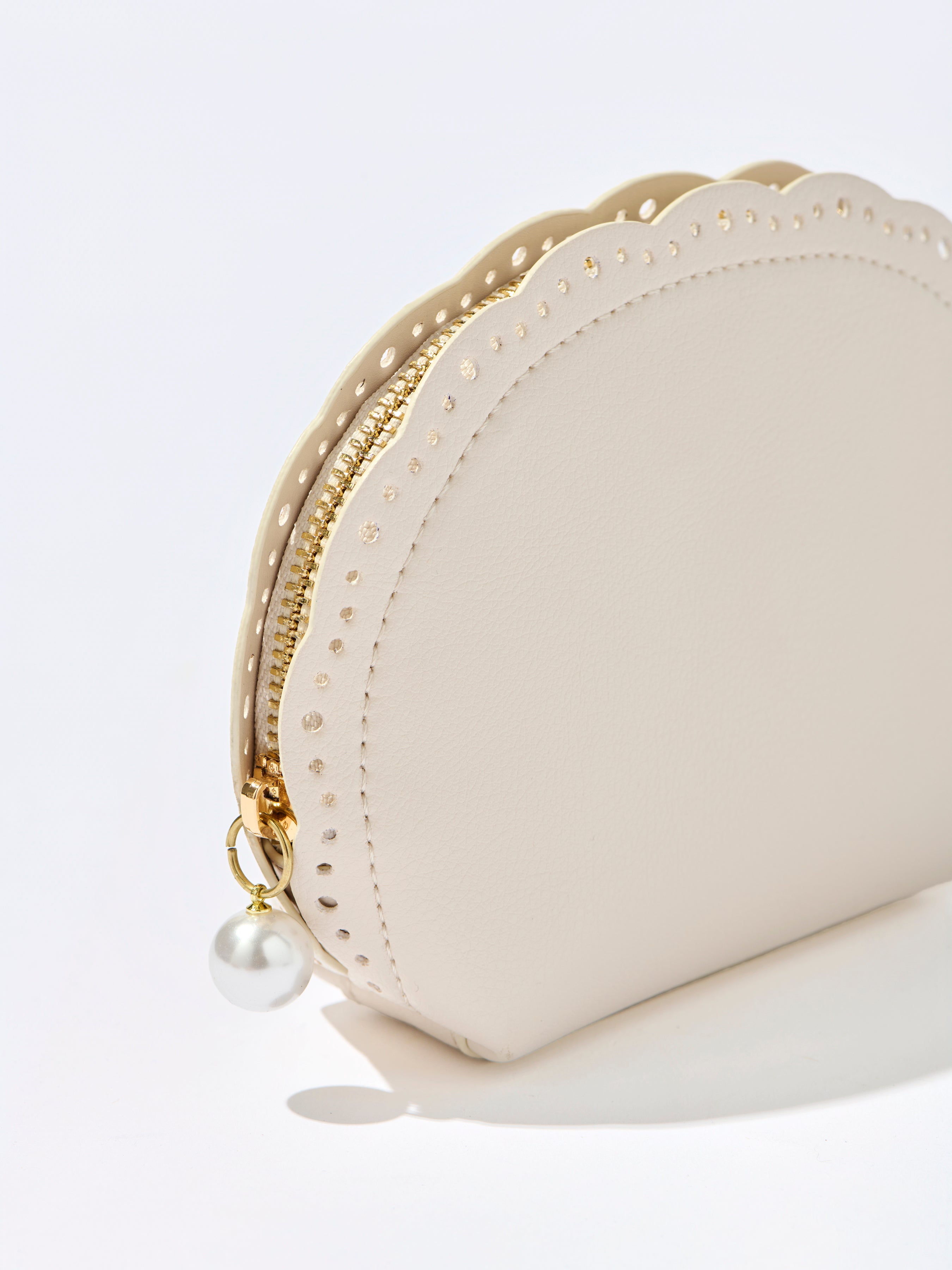 Shiraleah Lola Zip Pouch IVORY