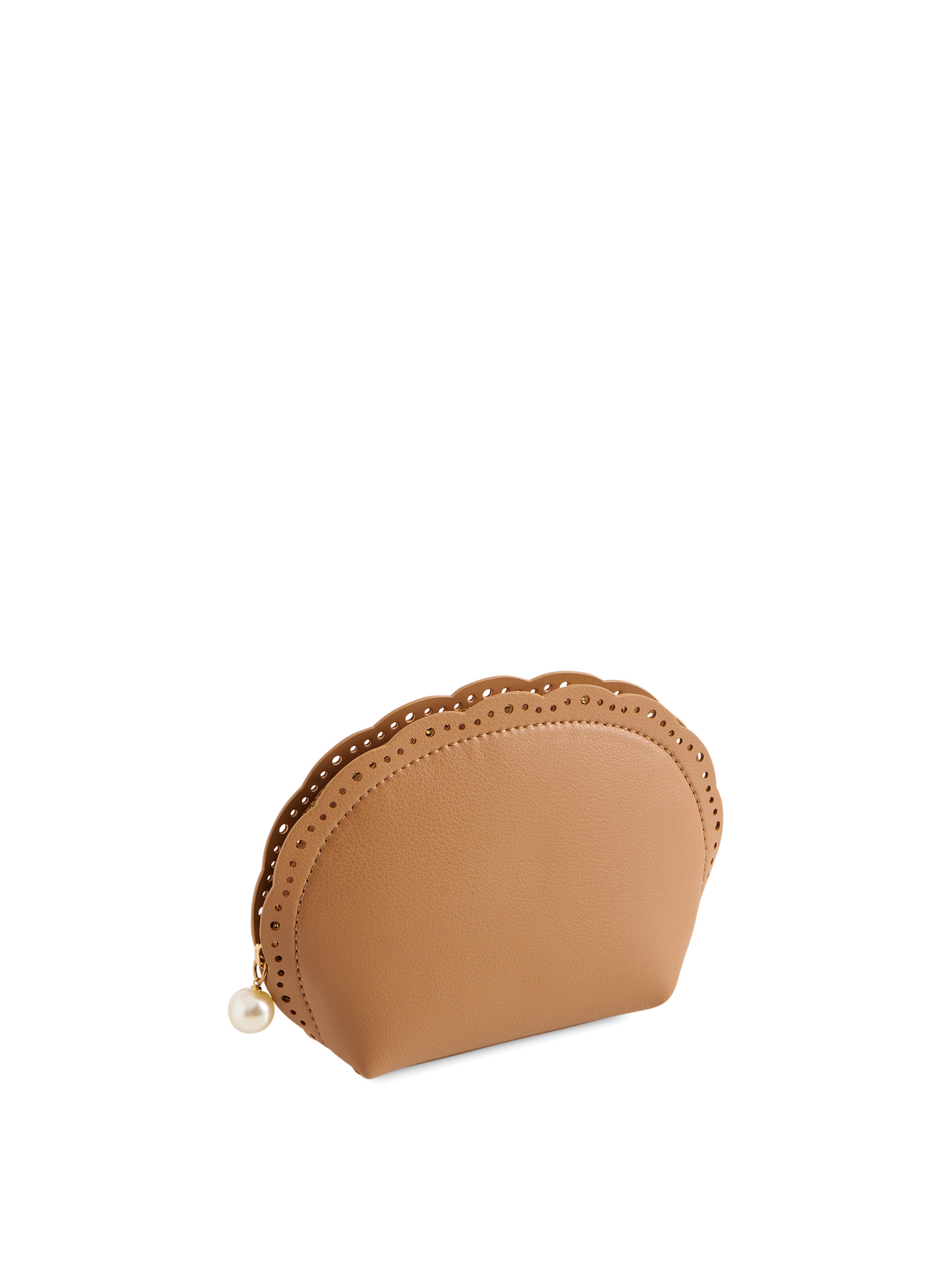 Shiraleah Lola Zip Pouch TAN