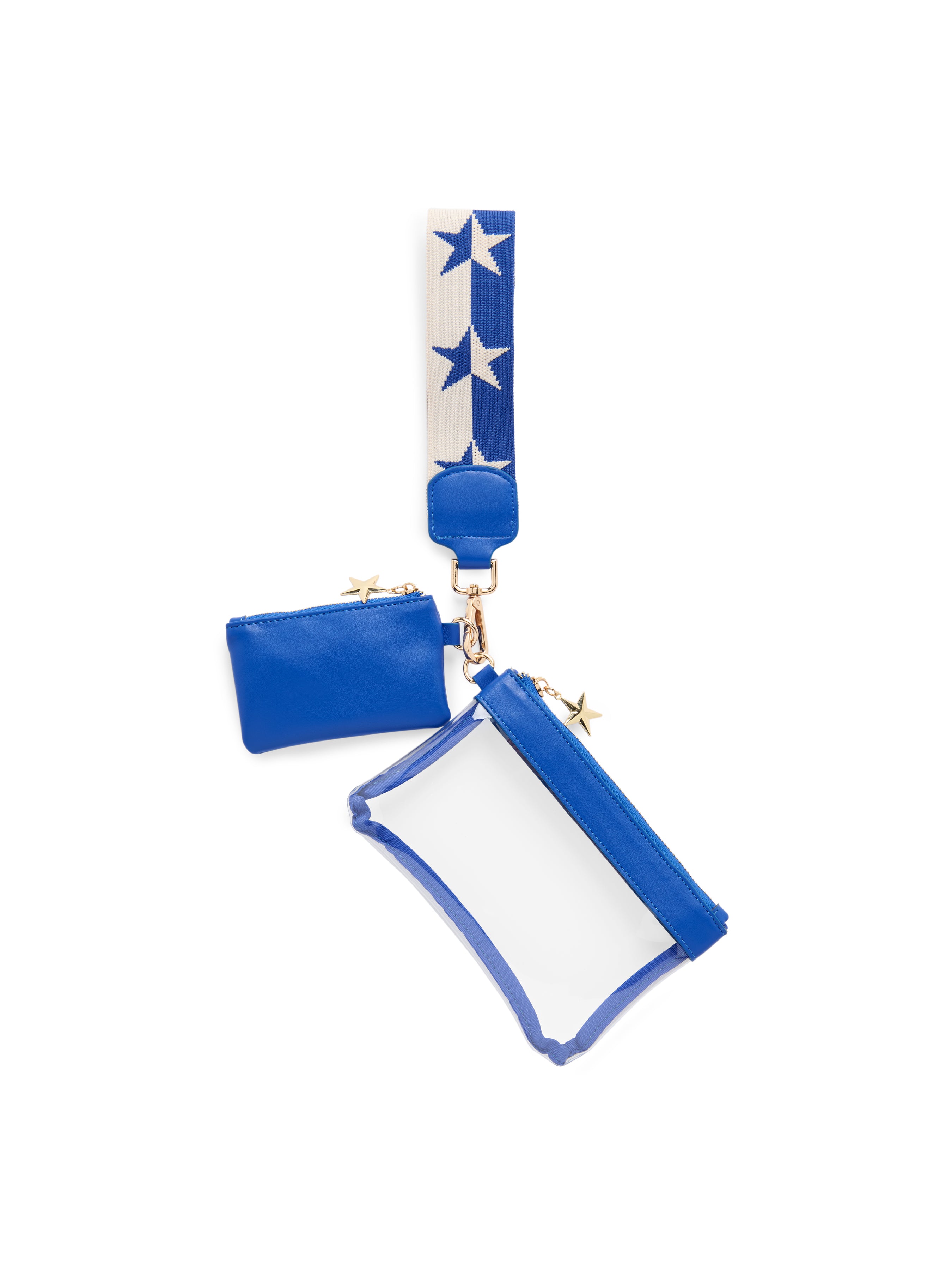 Shiraleah Spectator Wristlet BLUE / OS