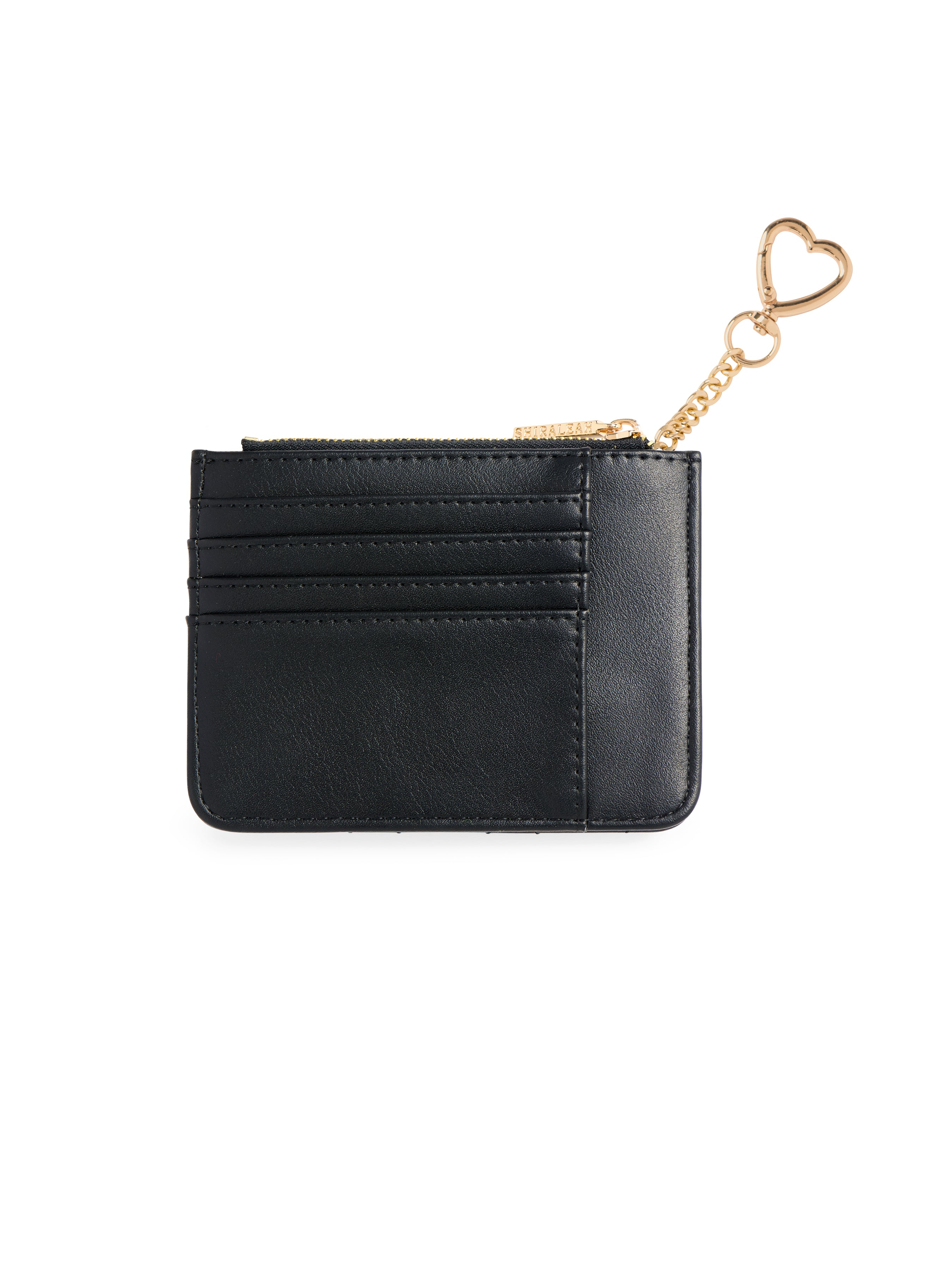 Shiraleah Quilted Bow Card Case BLACK