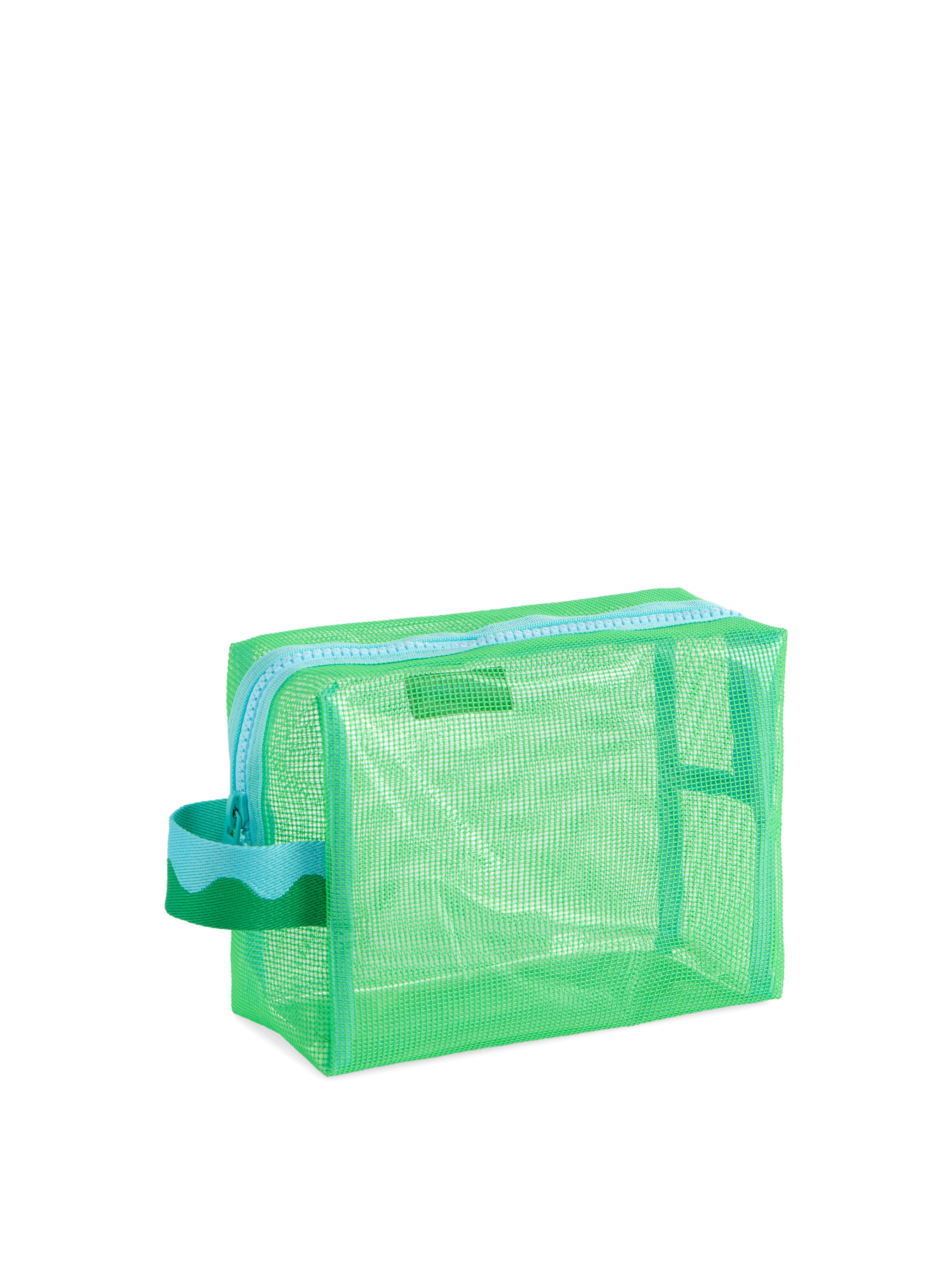 Shiraleah Camden Mesh Zip Pouch GREEN